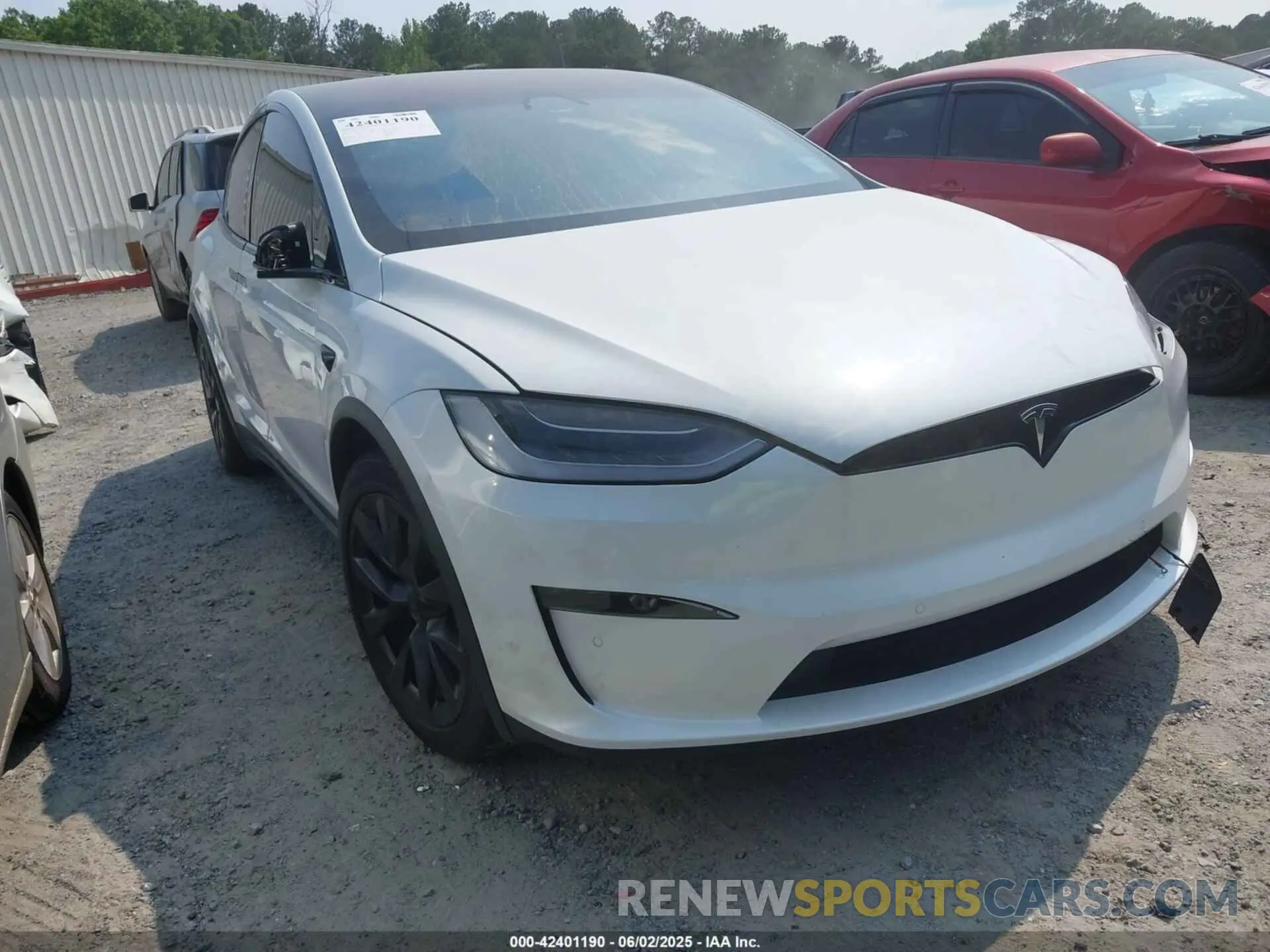 1 Photograph of a damaged car 7SAXCDE58NF356340 TESLA MODEL X 2022