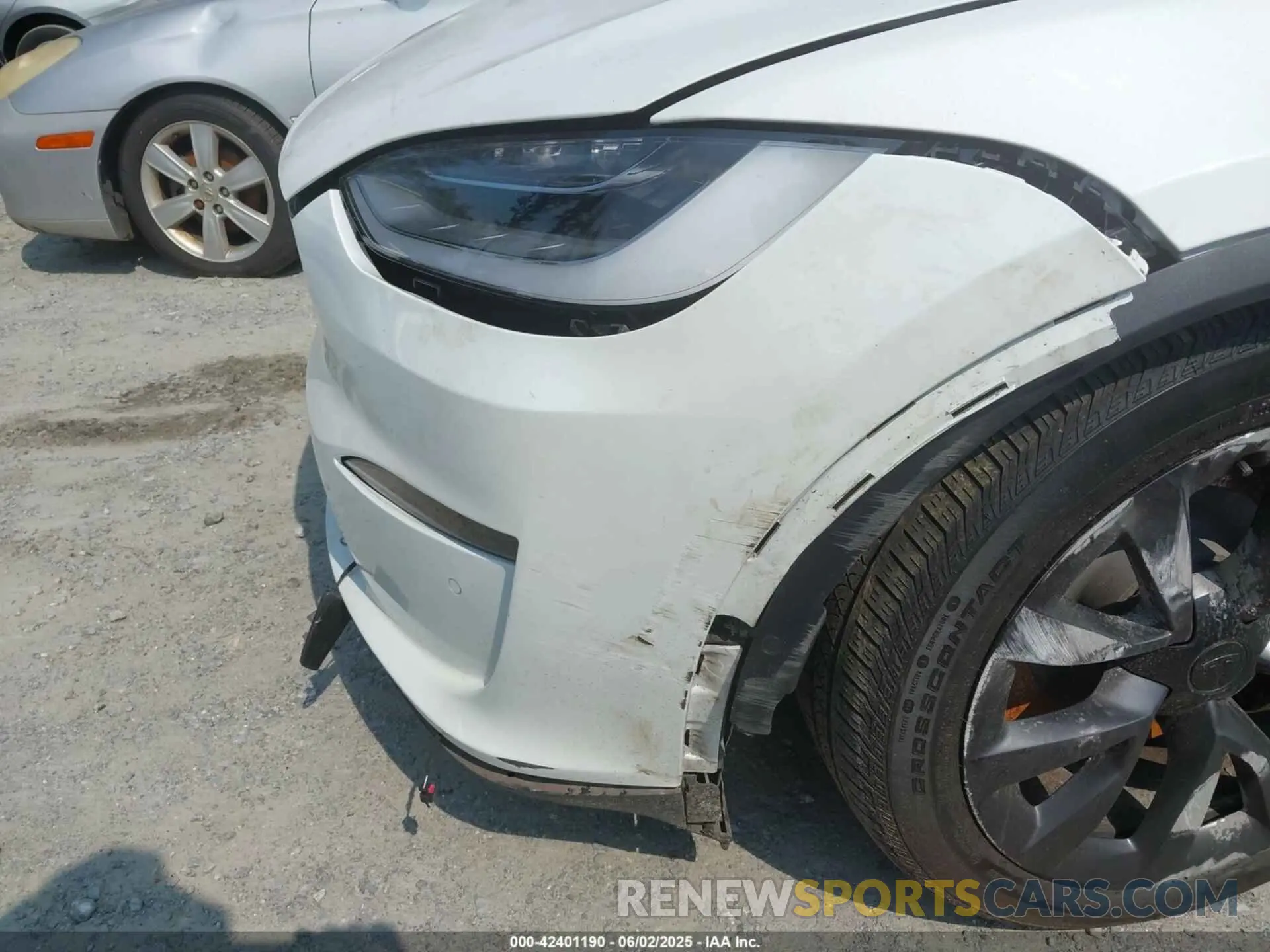 6 Photograph of a damaged car 7SAXCDE58NF356340 TESLA MODEL X 2022