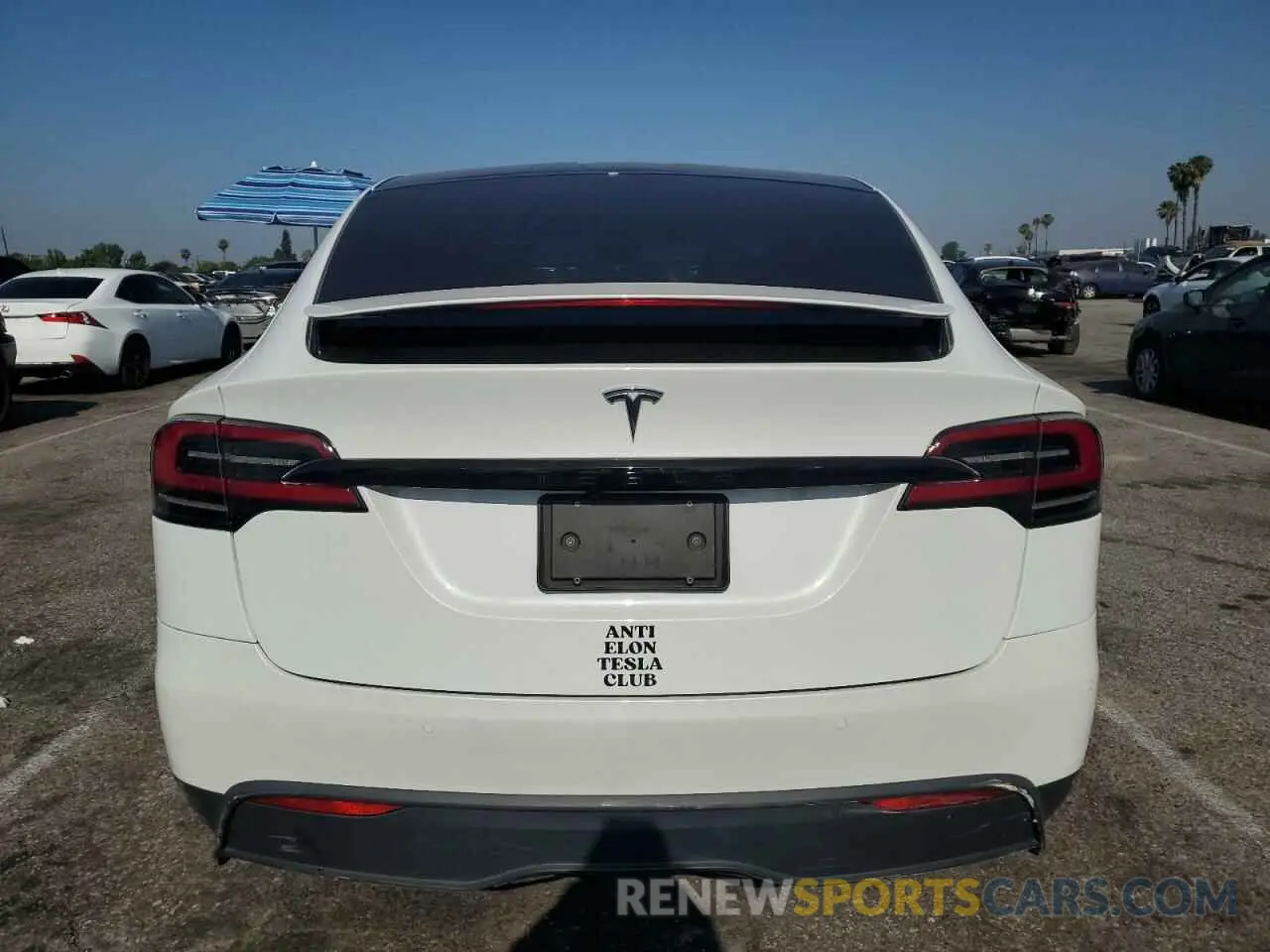 6 Фотография поврежденного автомобиля 7SAXCDE5XNF342519 TESLA MODEL X 2022
