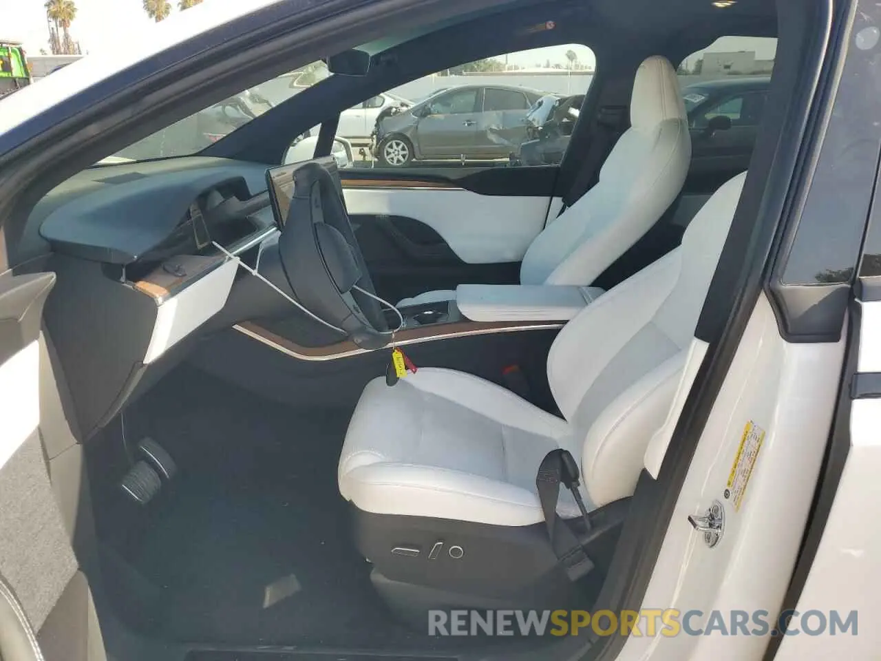 7 Фотография поврежденного автомобиля 7SAXCDE5XNF342519 TESLA MODEL X 2022