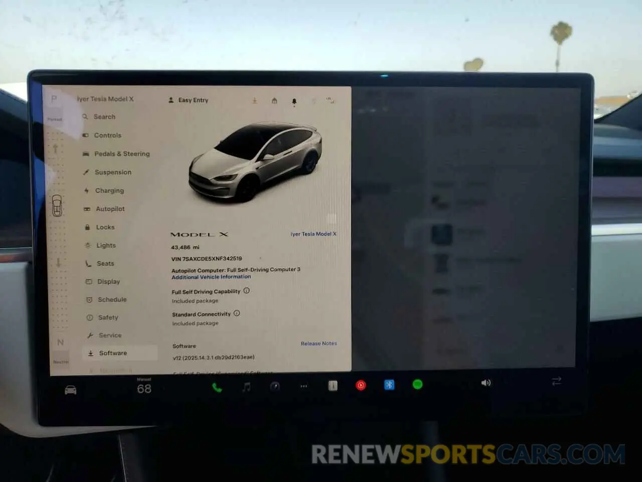 9 Фотография поврежденного автомобиля 7SAXCDE5XNF342519 TESLA MODEL X 2022