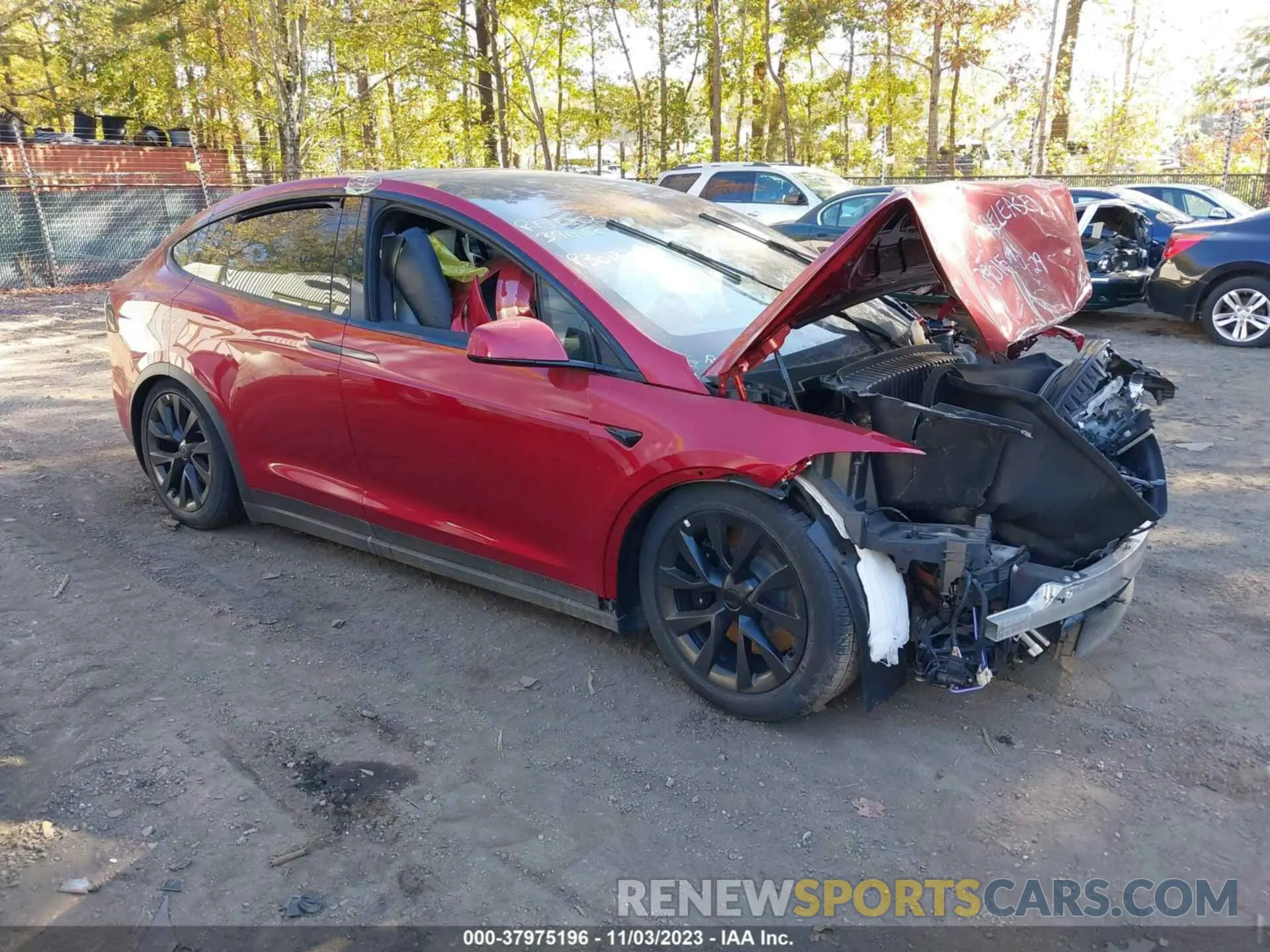 1 Photograph of a damaged car 7SAXCAE52PF392977 TESLA MODEL X 2023