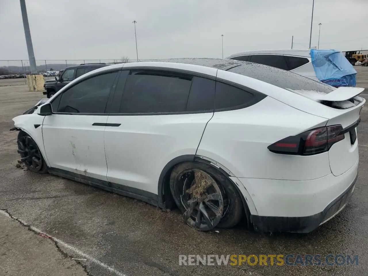 2 Photograph of a damaged car 7SAXCAE54PF377056 TESLA MODEL X 2023
