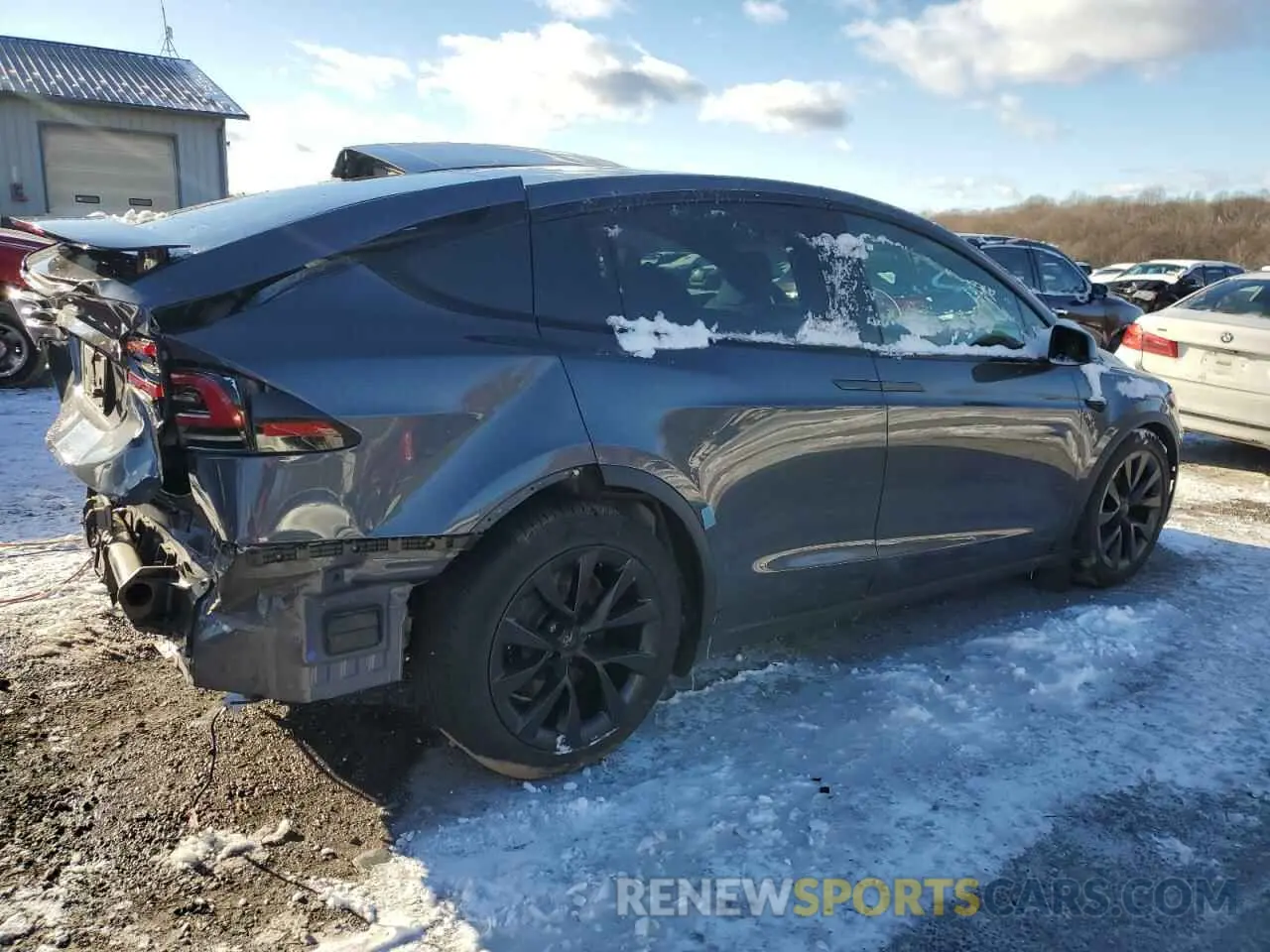 3 Photograph of a damaged car 7SAXCAE57PF396944 TESLA MODEL X 2023