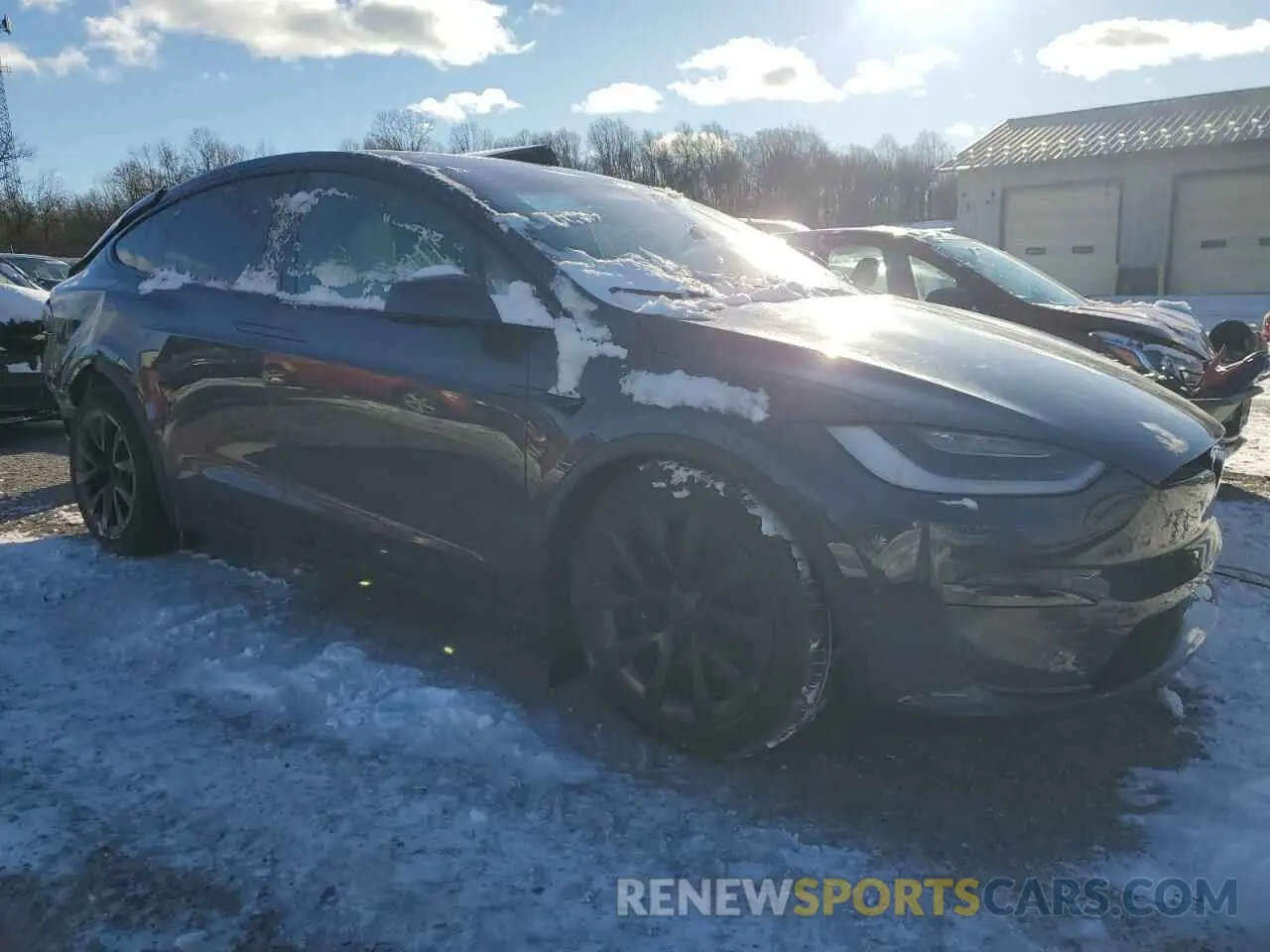 4 Photograph of a damaged car 7SAXCAE57PF396944 TESLA MODEL X 2023