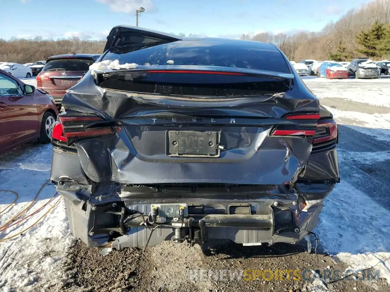 6 Photograph of a damaged car 7SAXCAE57PF396944 TESLA MODEL X 2023