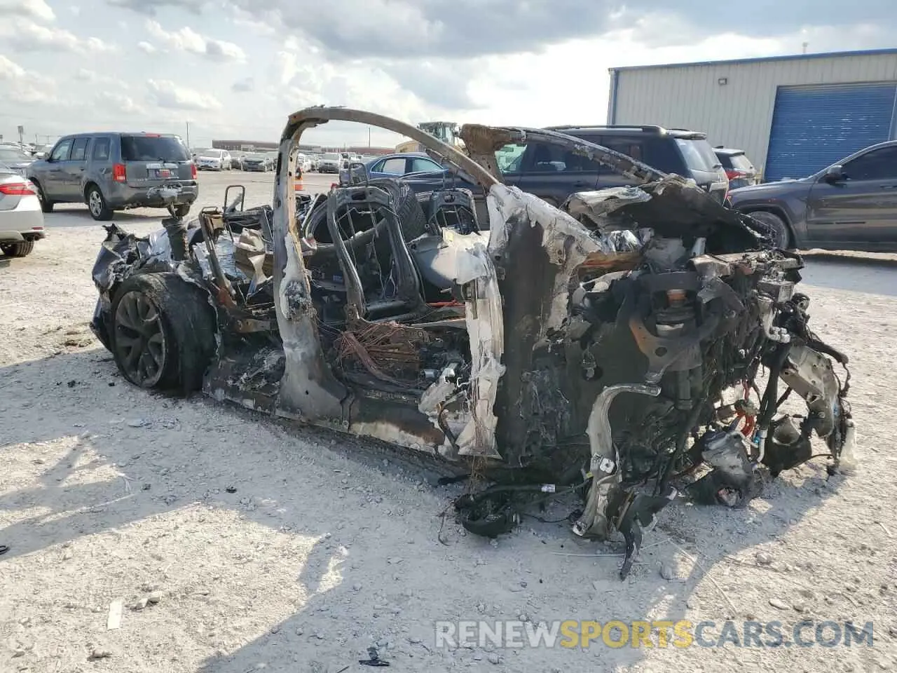 4 Фотография поврежденного автомобиля 7SAXCAE57PF404881 TESLA MODEL X 2023