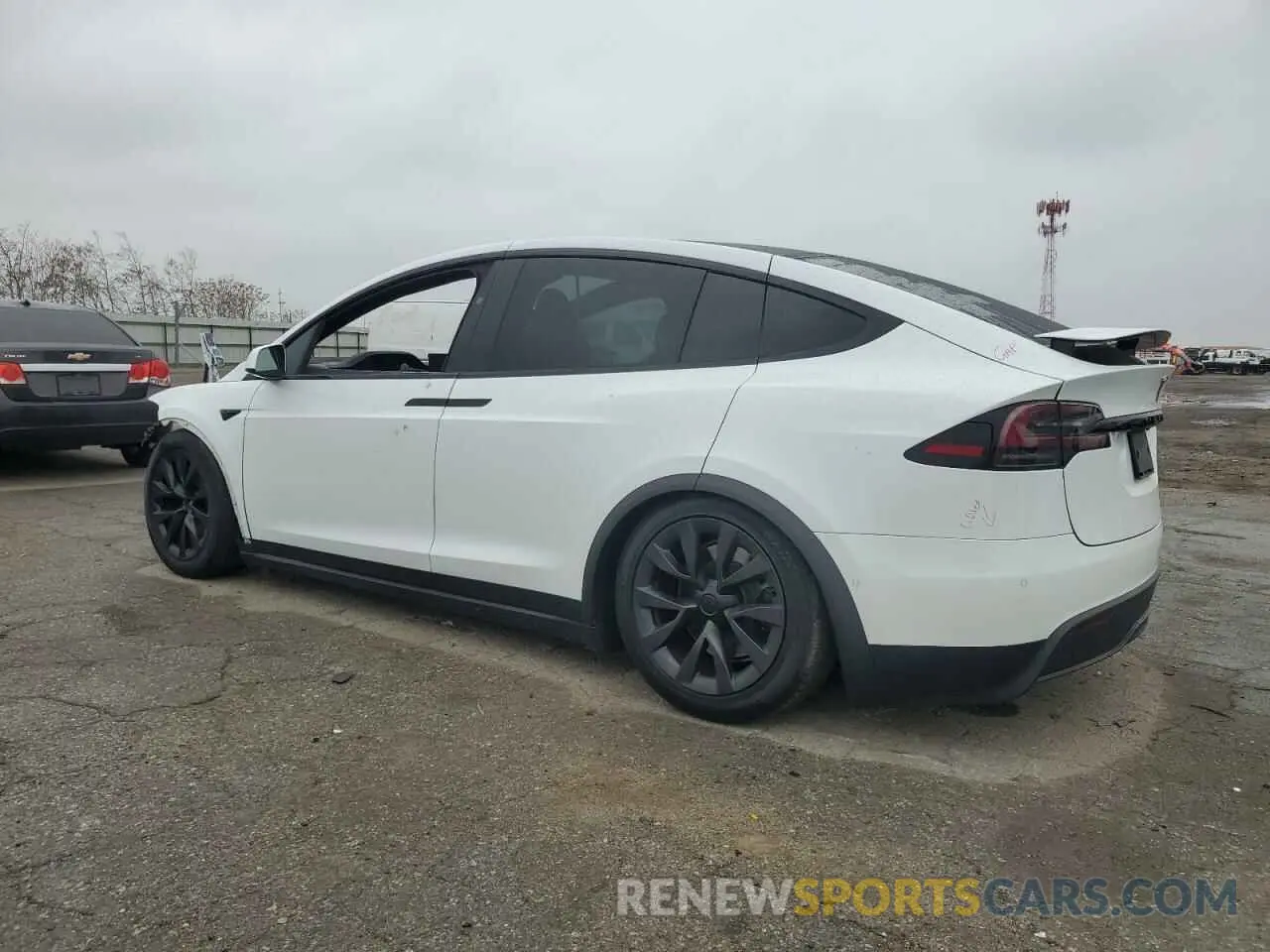 2 Photograph of a damaged car 7SAXCAE58PF379943 TESLA MODEL X 2023