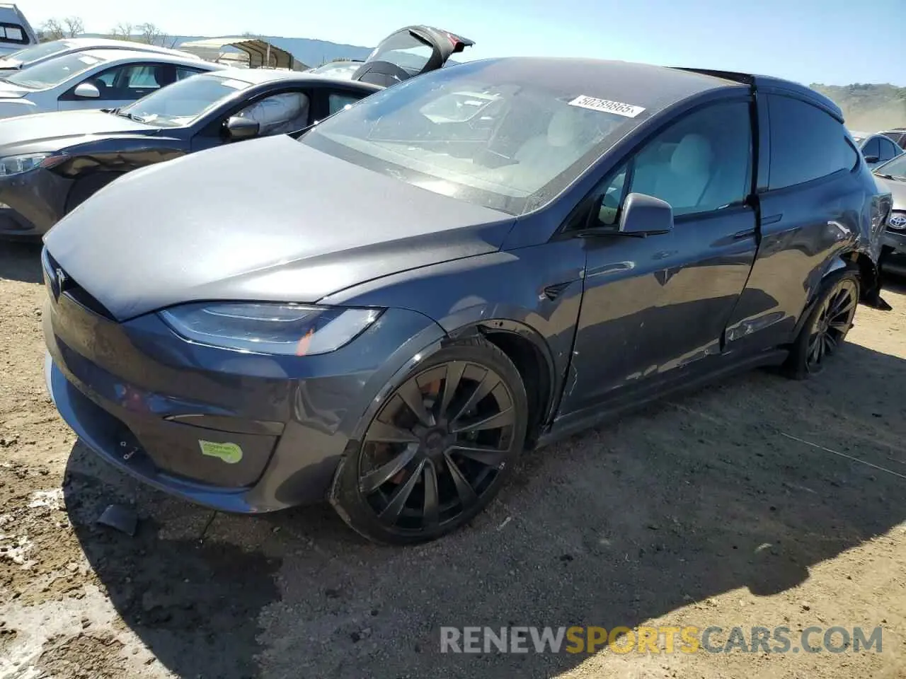 1 Фотография поврежденного автомобиля 7SAXCAE58PF395964 TESLA MODEL X 2023