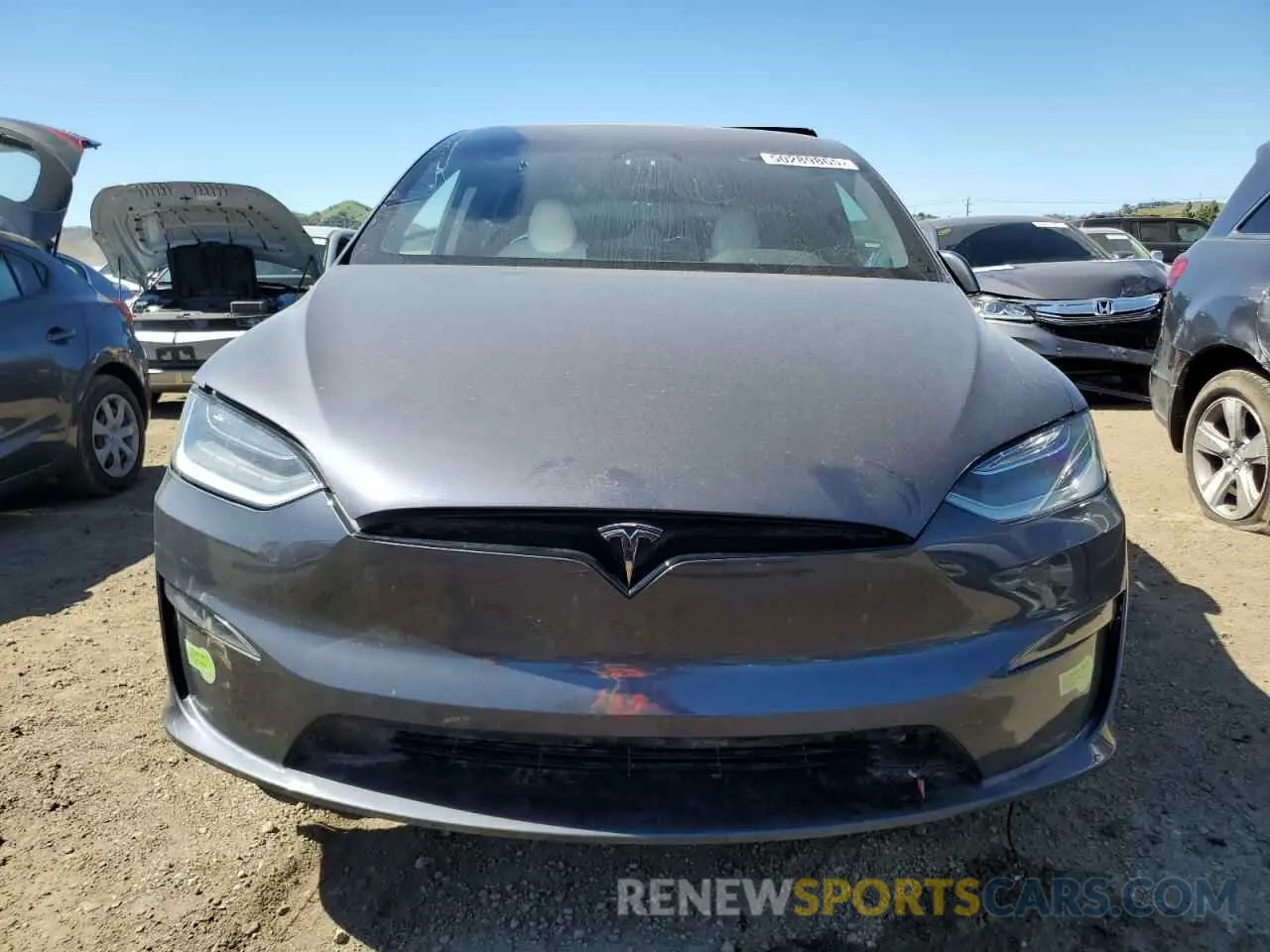 5 Фотография поврежденного автомобиля 7SAXCAE58PF395964 TESLA MODEL X 2023
