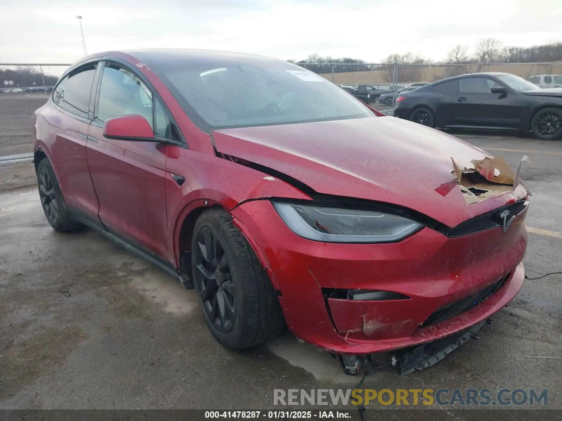 1 Фотография поврежденного автомобиля 7SAXCAE58PF409278 TESLA MODEL X 2023