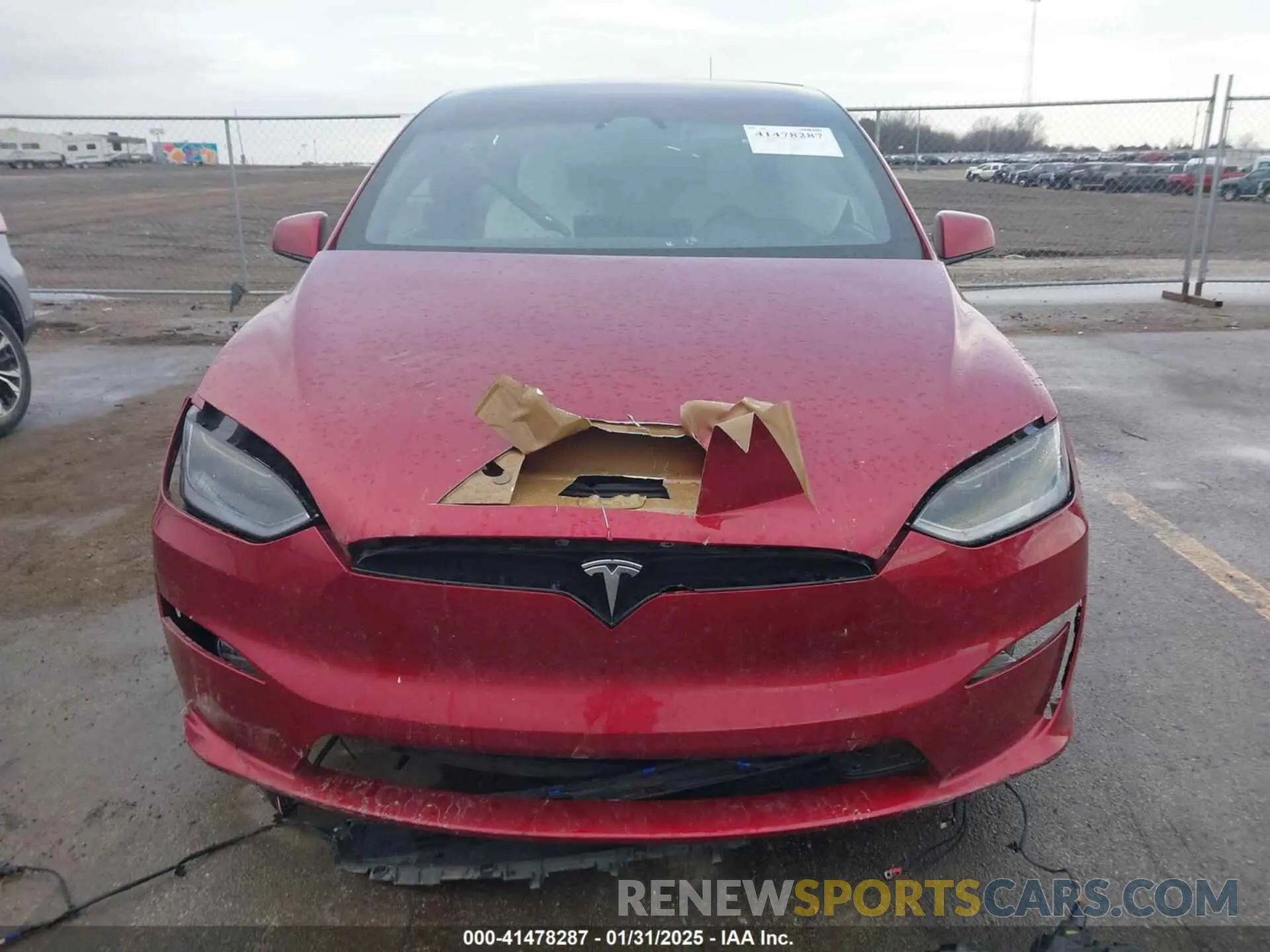 12 Фотография поврежденного автомобиля 7SAXCAE58PF409278 TESLA MODEL X 2023