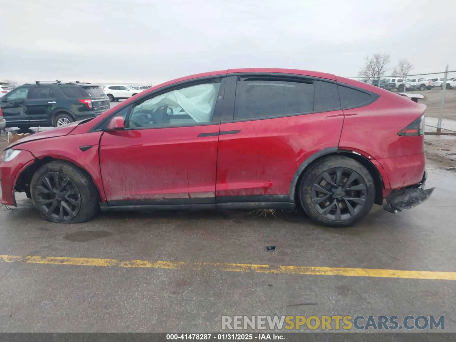 14 Фотография поврежденного автомобиля 7SAXCAE58PF409278 TESLA MODEL X 2023