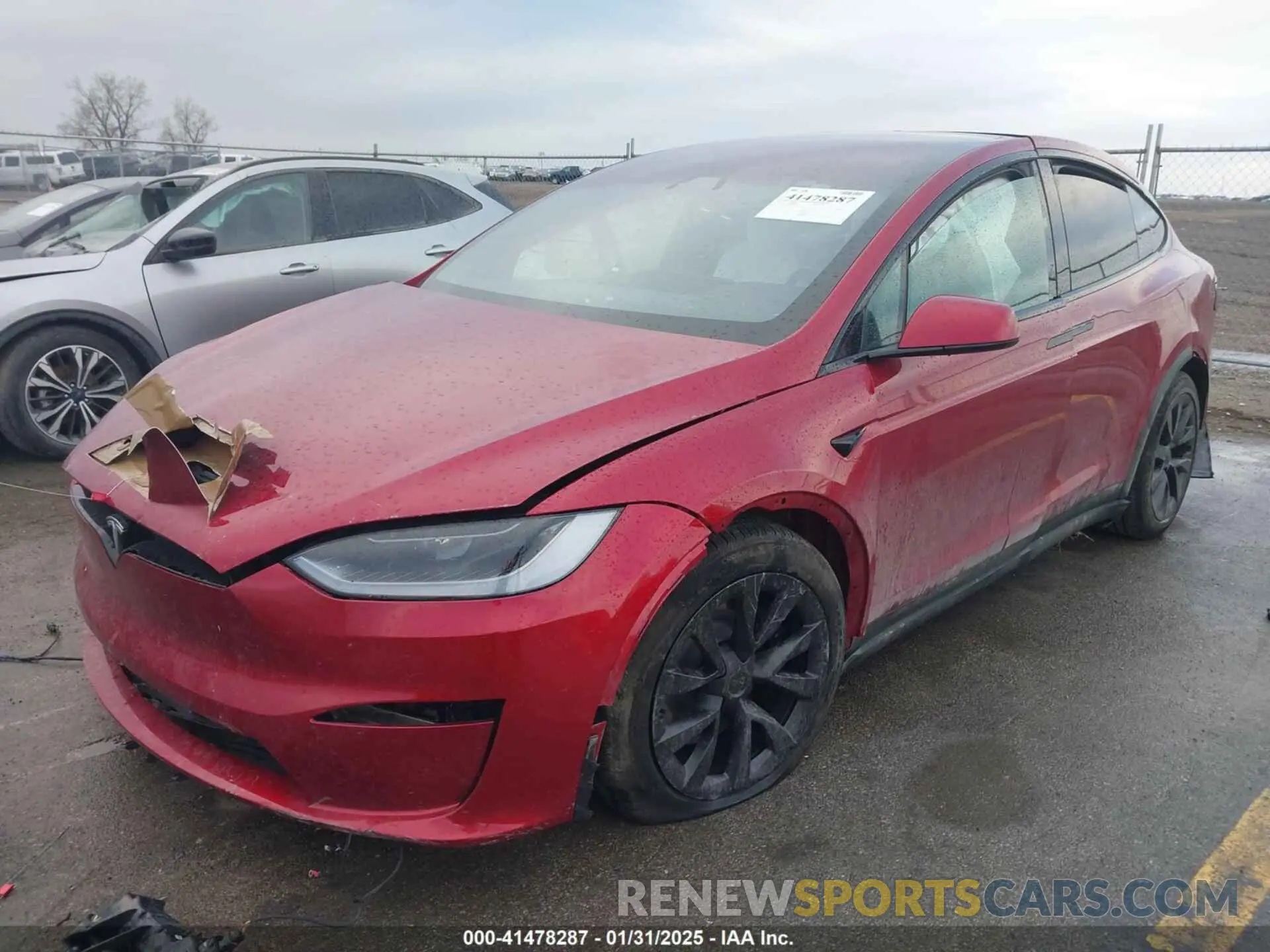 2 Фотография поврежденного автомобиля 7SAXCAE58PF409278 TESLA MODEL X 2023