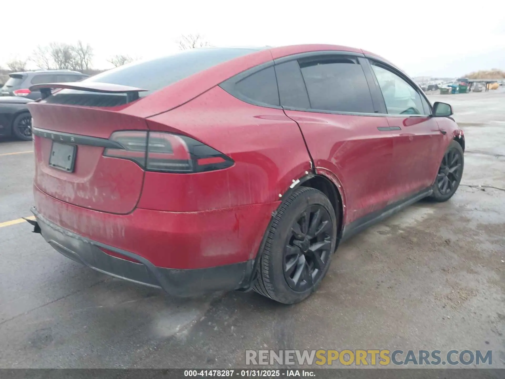 4 Фотография поврежденного автомобиля 7SAXCAE58PF409278 TESLA MODEL X 2023