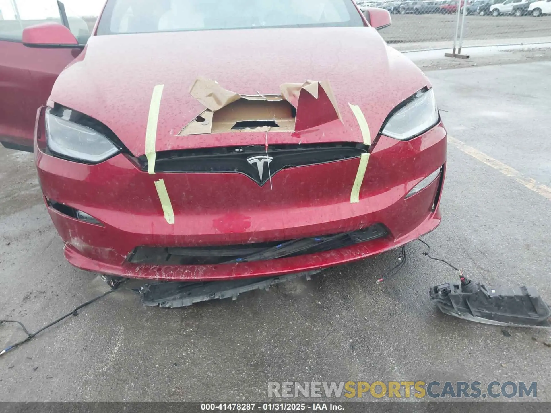 6 Фотография поврежденного автомобиля 7SAXCAE58PF409278 TESLA MODEL X 2023