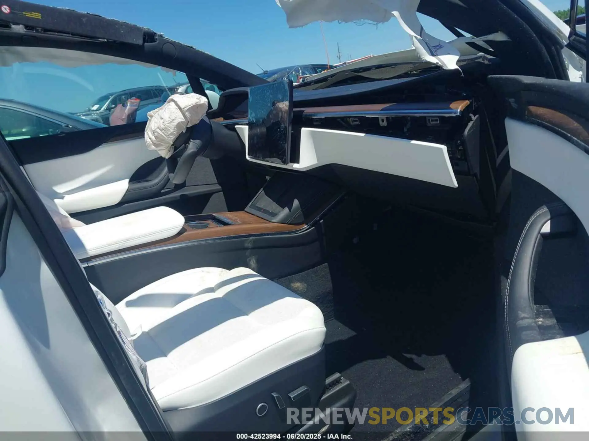 5 Фотография поврежденного автомобиля 7SAXCAE5XPF375554 TESLA MODEL X 2023