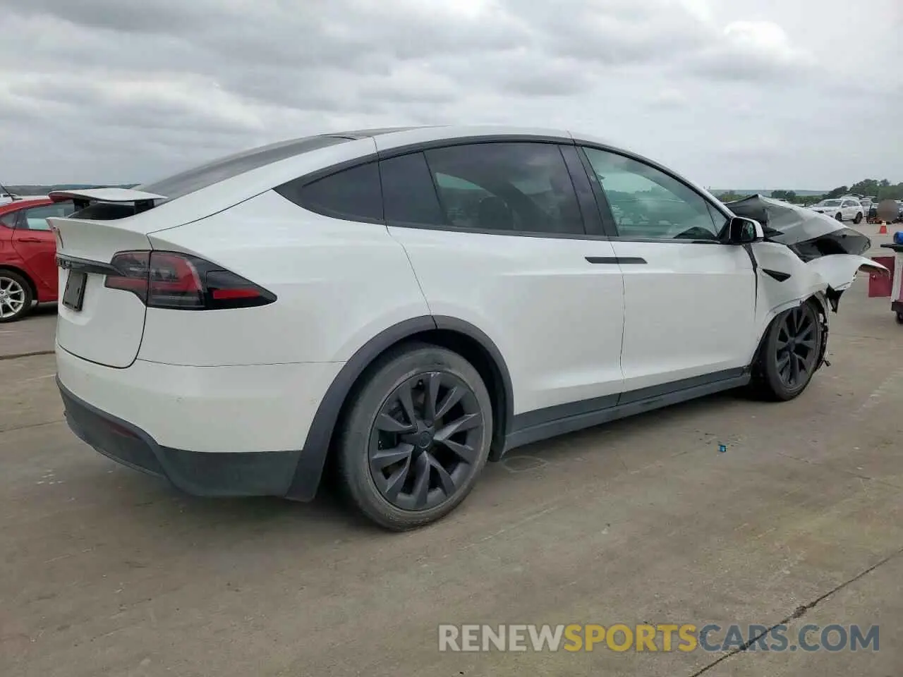 3 Фотография поврежденного автомобиля 7SAXCBE51PF377652 TESLA MODEL X 2023