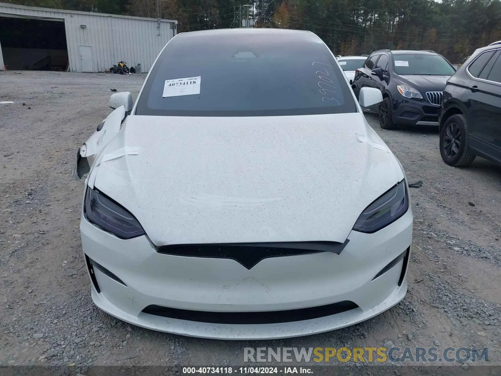 11 Фотография поврежденного автомобиля 7SAXCBE51PF397027 TESLA MODEL X 2023