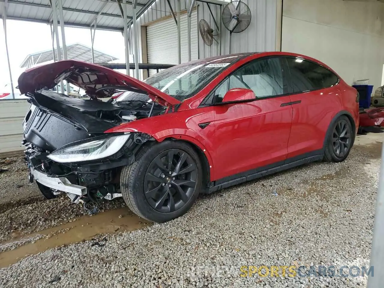 1 Фотография поврежденного автомобиля 7SAXCBE52PF365140 TESLA MODEL X 2023