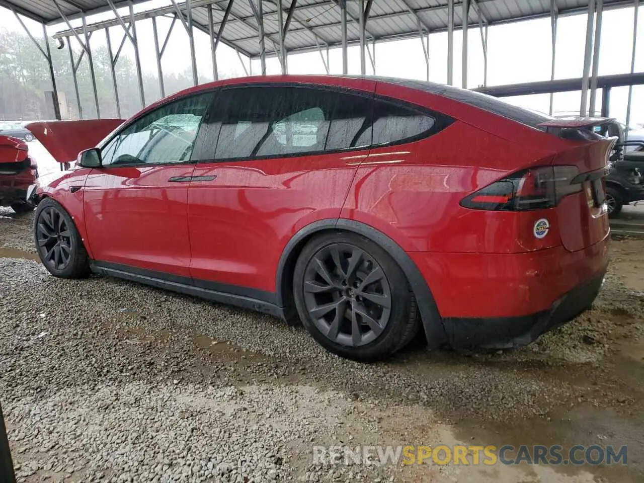 2 Фотография поврежденного автомобиля 7SAXCBE52PF365140 TESLA MODEL X 2023