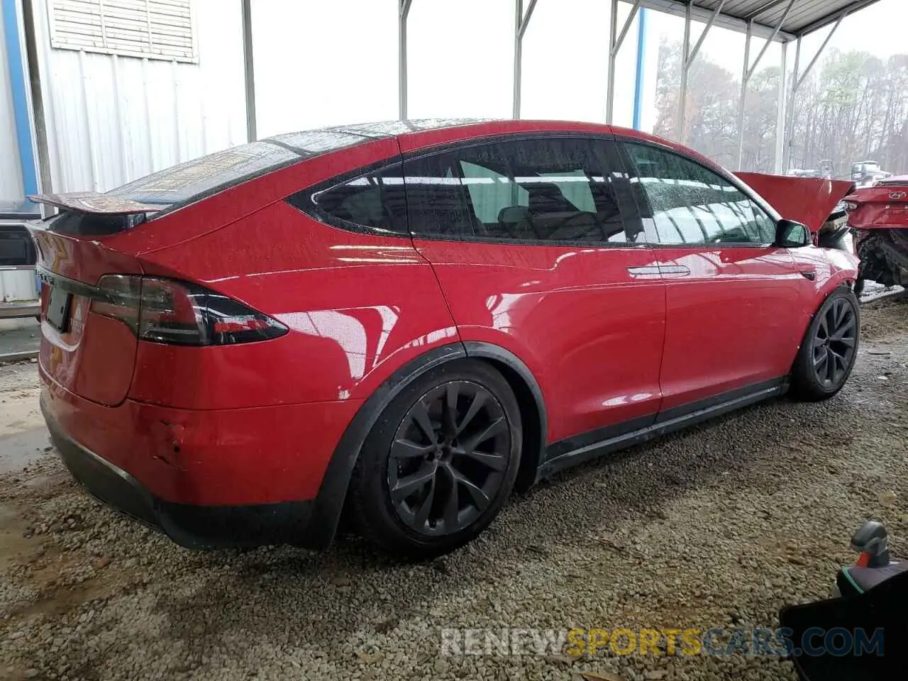 3 Фотография поврежденного автомобиля 7SAXCBE52PF365140 TESLA MODEL X 2023