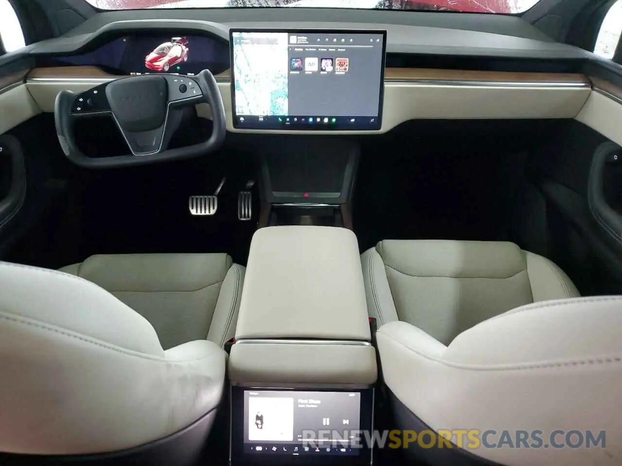 8 Фотография поврежденного автомобиля 7SAXCBE52PF365140 TESLA MODEL X 2023