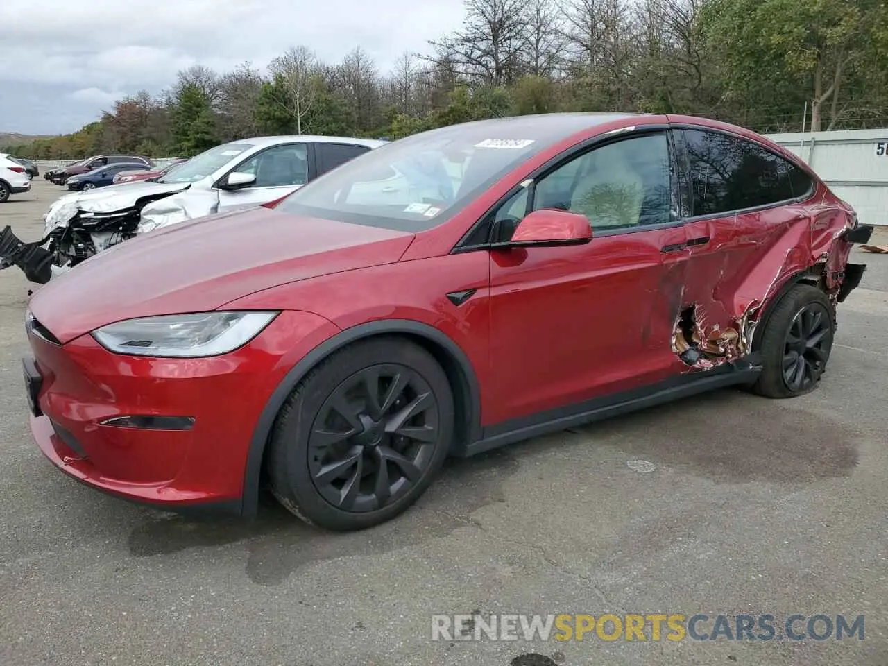 1 Photograph of a damaged car 7SAXCBE52PF426079 TESLA MODEL X 2023