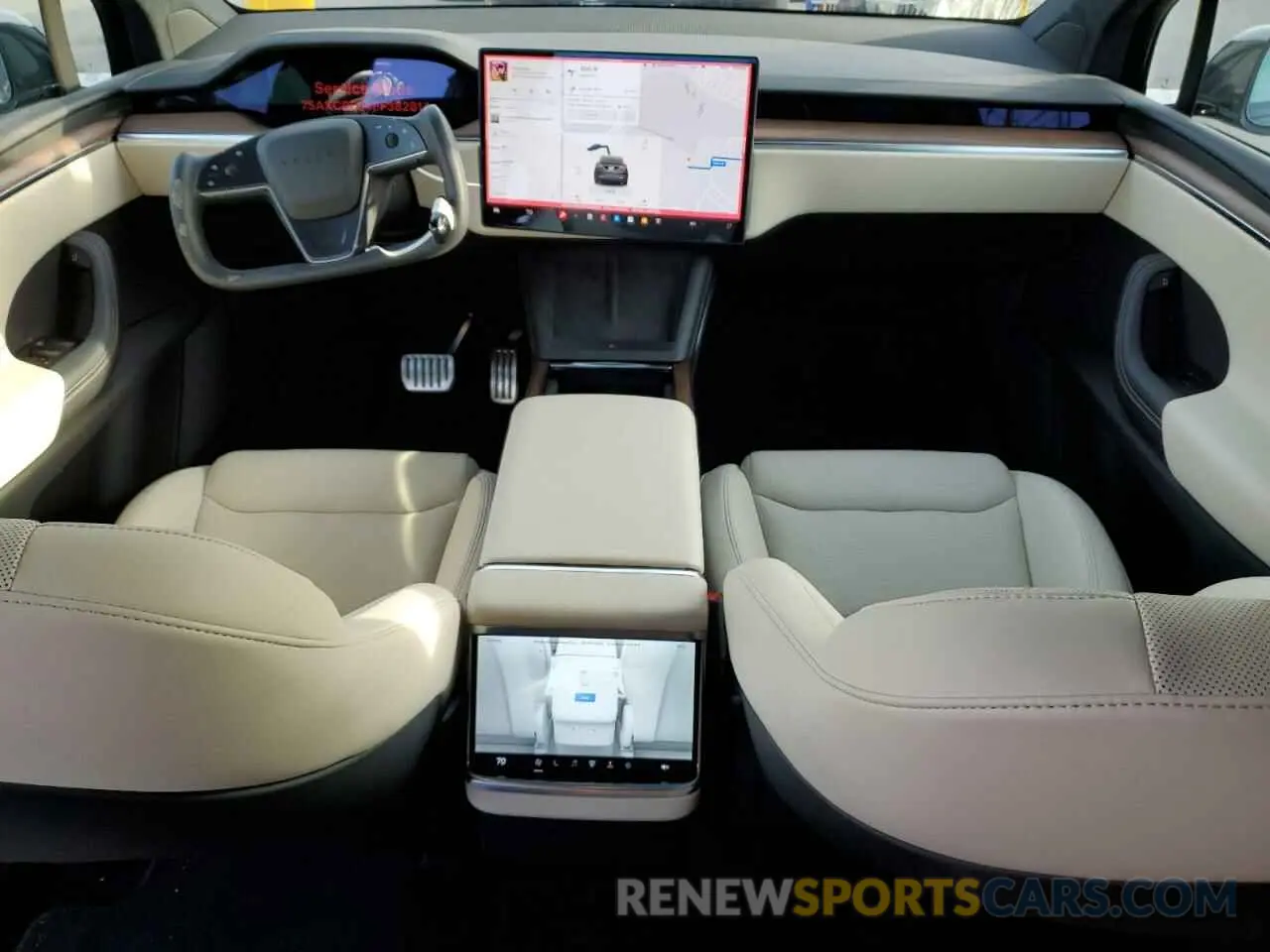 8 Photograph of a damaged car 7SAXCBE54PF382814 TESLA MODEL X 2023