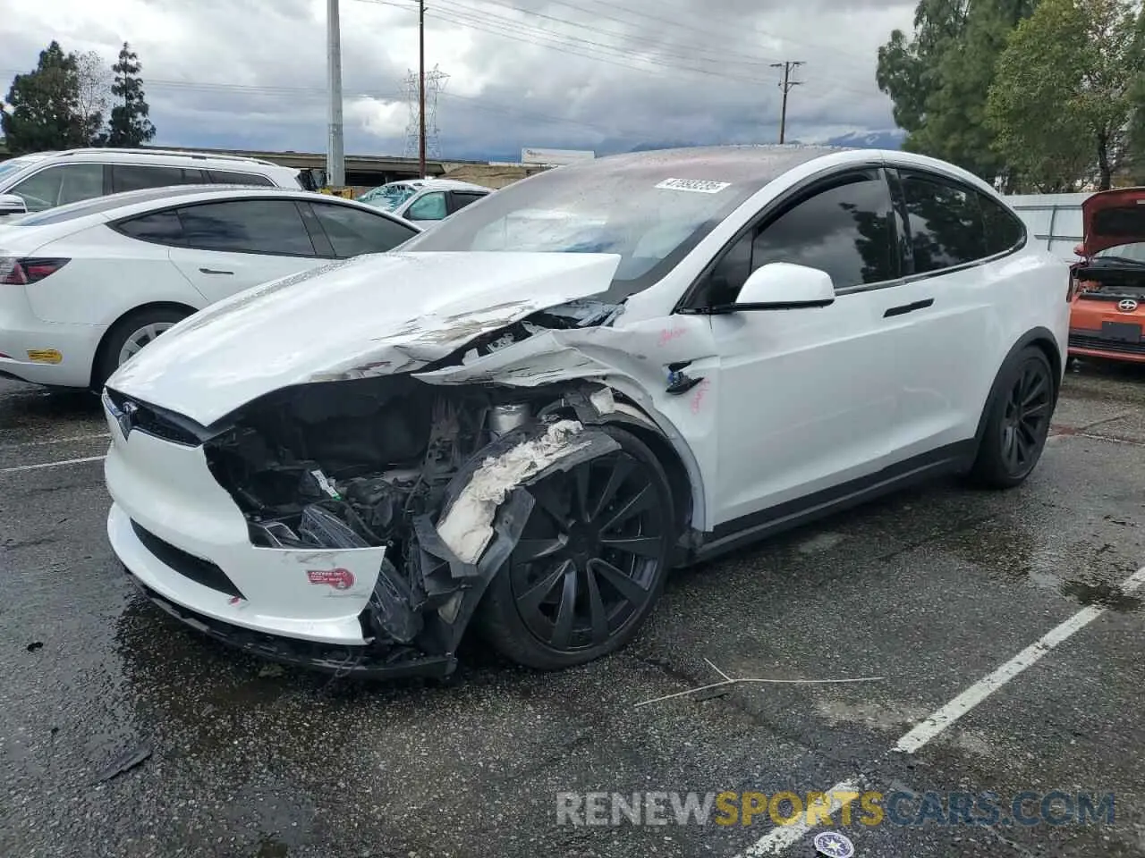 1 Фотография поврежденного автомобиля 7SAXCBE54PF405542 TESLA MODEL X 2023