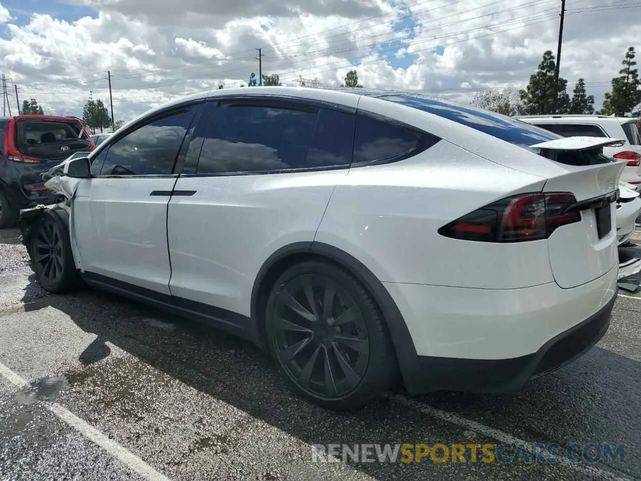 2 Фотография поврежденного автомобиля 7SAXCBE54PF405542 TESLA MODEL X 2023
