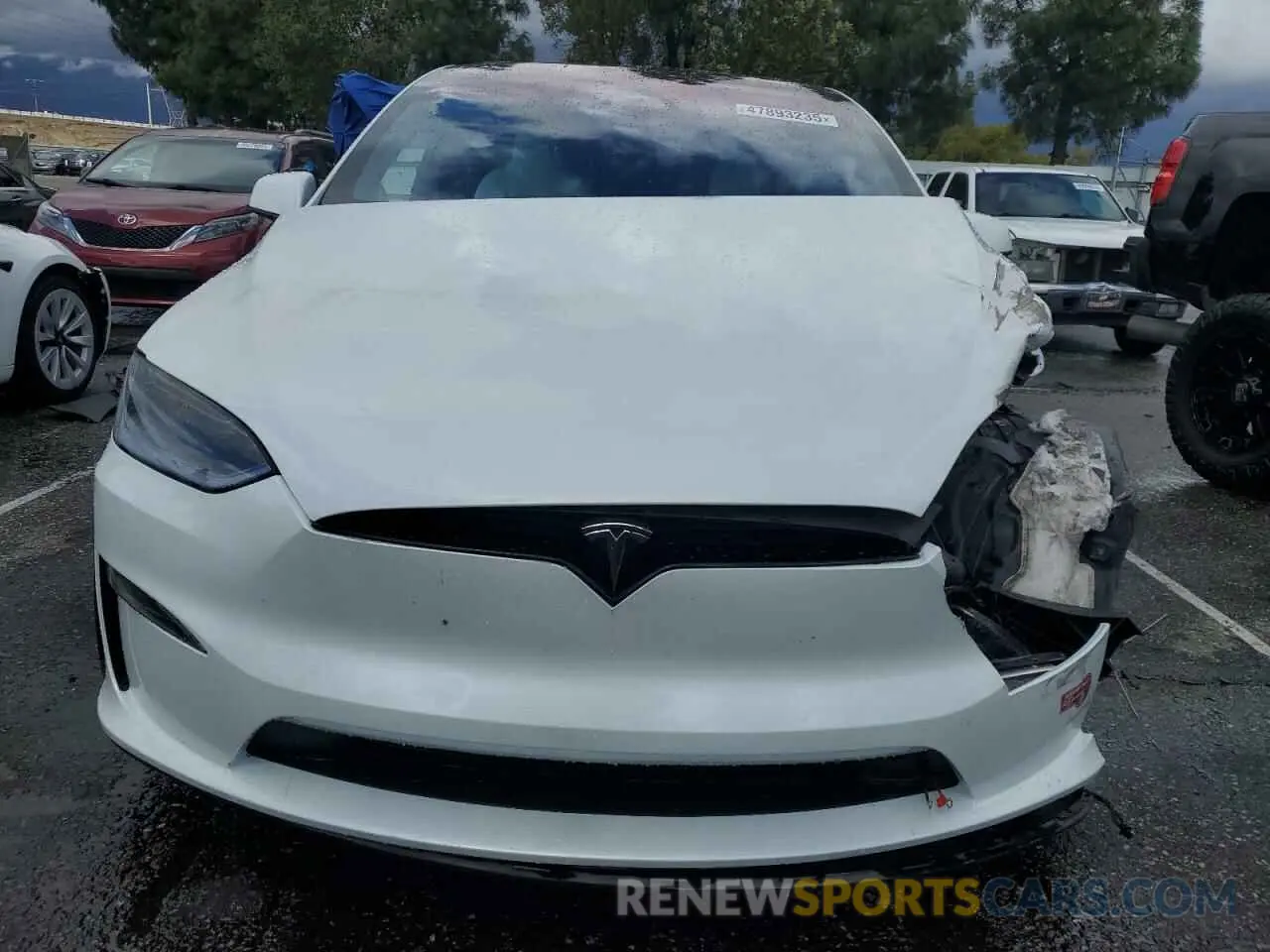 5 Фотография поврежденного автомобиля 7SAXCBE54PF405542 TESLA MODEL X 2023
