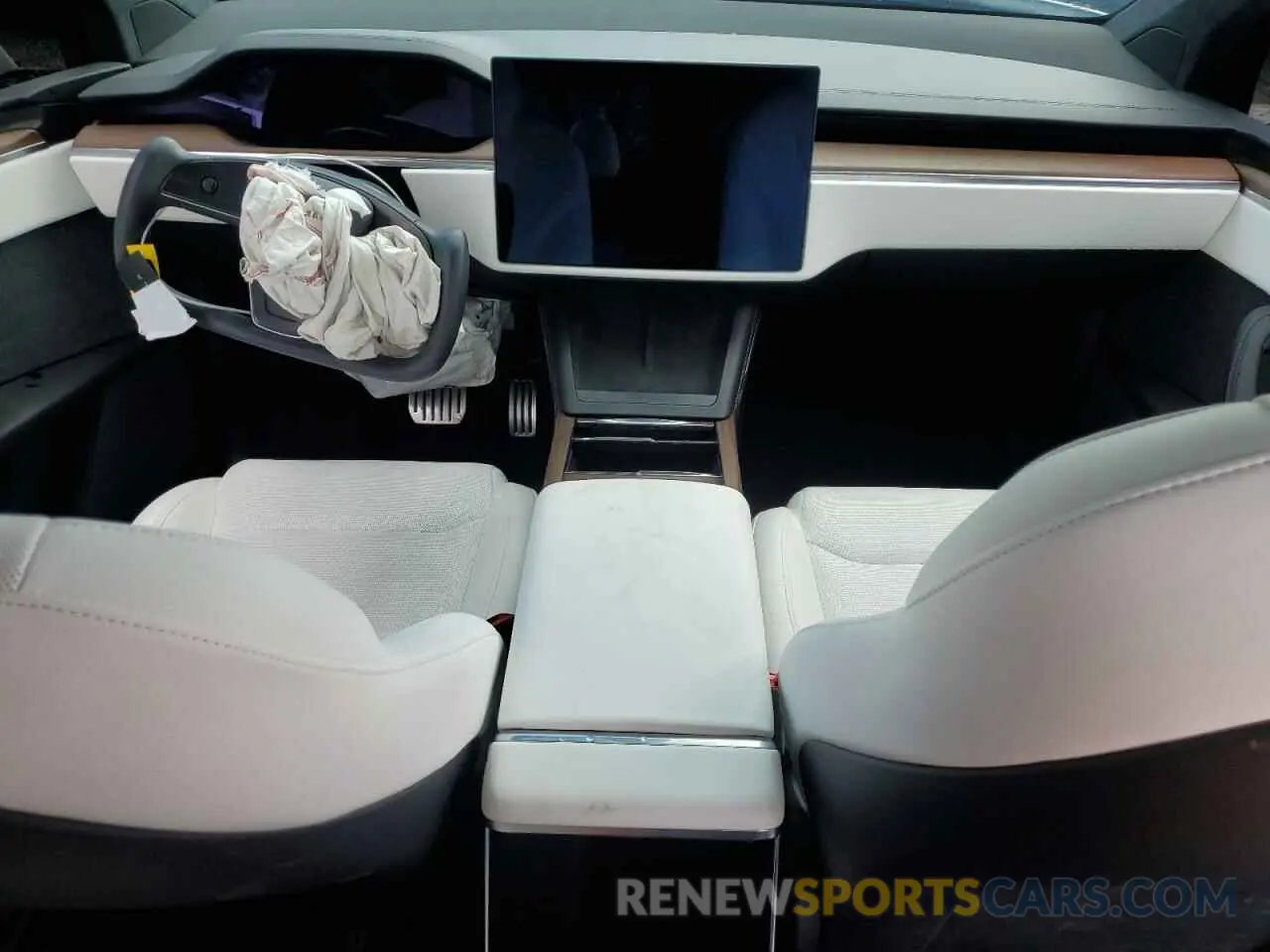 8 Фотография поврежденного автомобиля 7SAXCBE54PF405542 TESLA MODEL X 2023