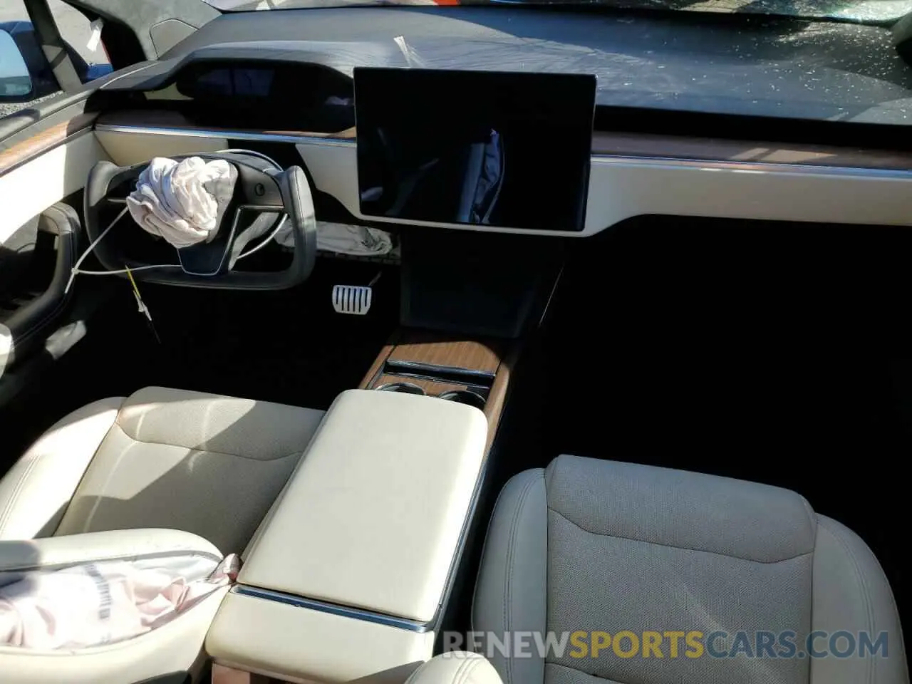 8 Фотография поврежденного автомобиля 7SAXCBE54PF426469 TESLA MODEL X 2023