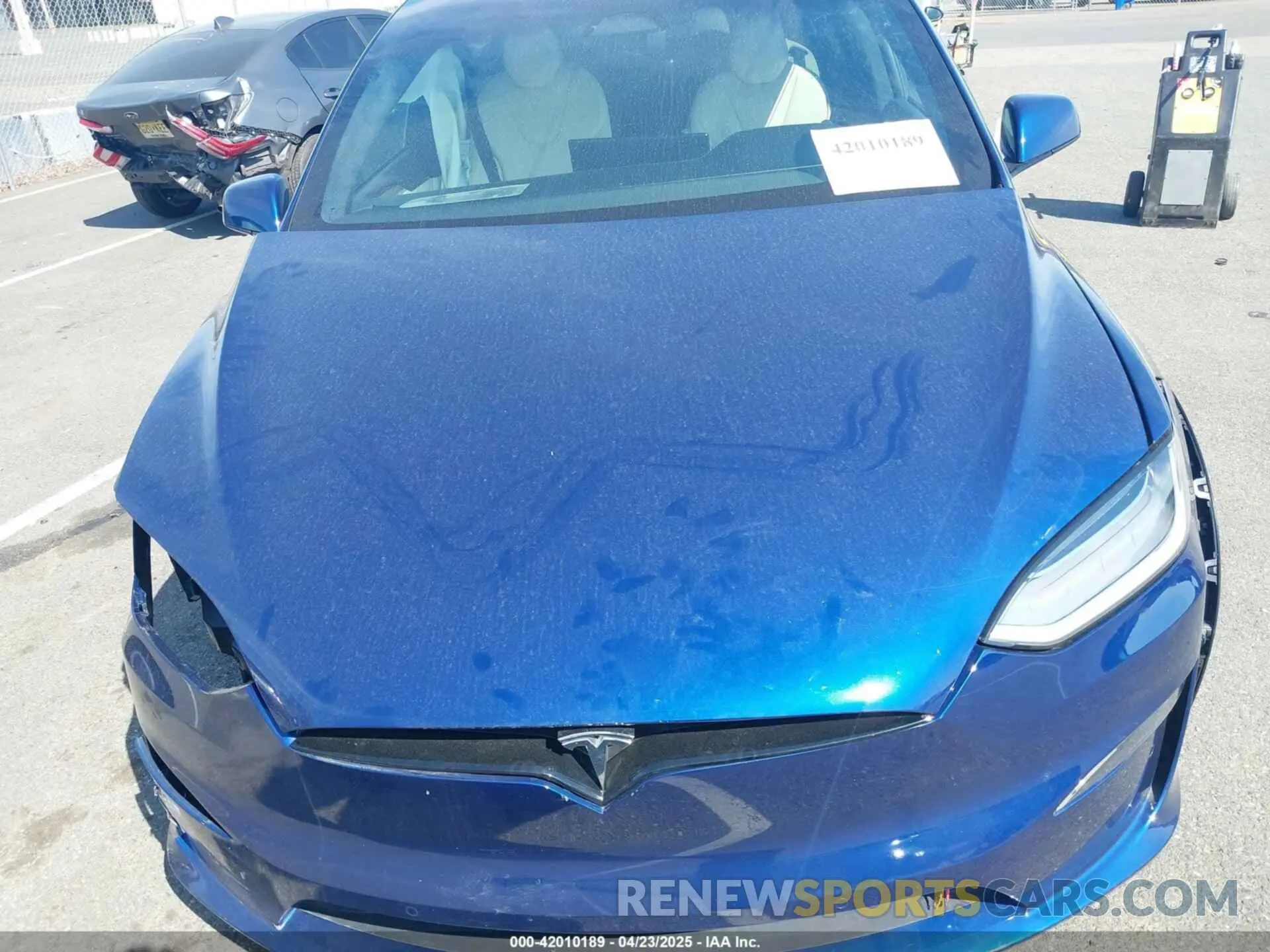 10 Фотография поврежденного автомобиля 7SAXCBE55PF367111 TESLA MODEL X 2023