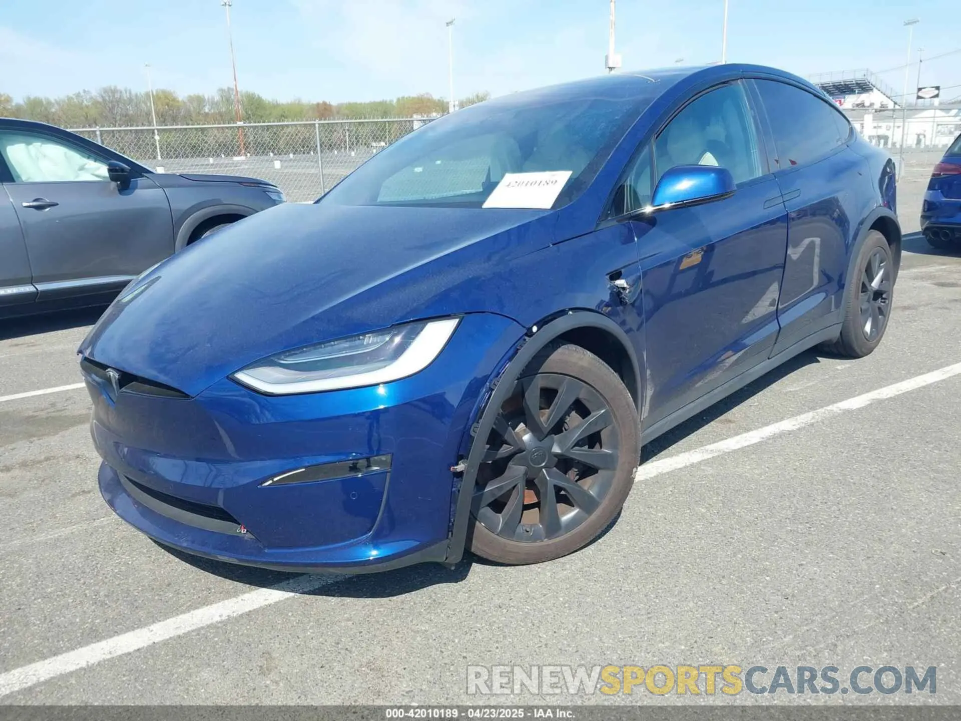 2 Фотография поврежденного автомобиля 7SAXCBE55PF367111 TESLA MODEL X 2023