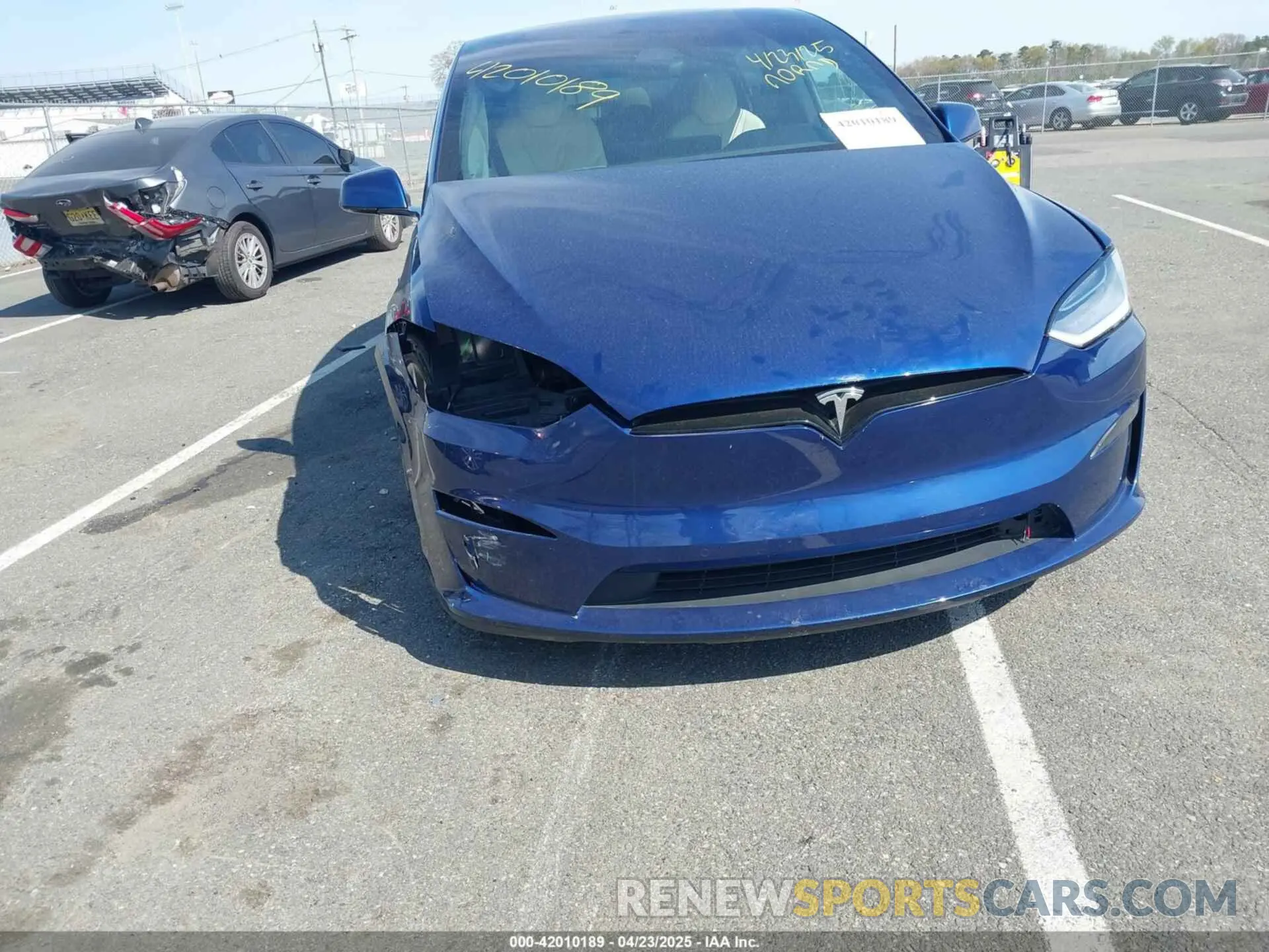6 Фотография поврежденного автомобиля 7SAXCBE55PF367111 TESLA MODEL X 2023
