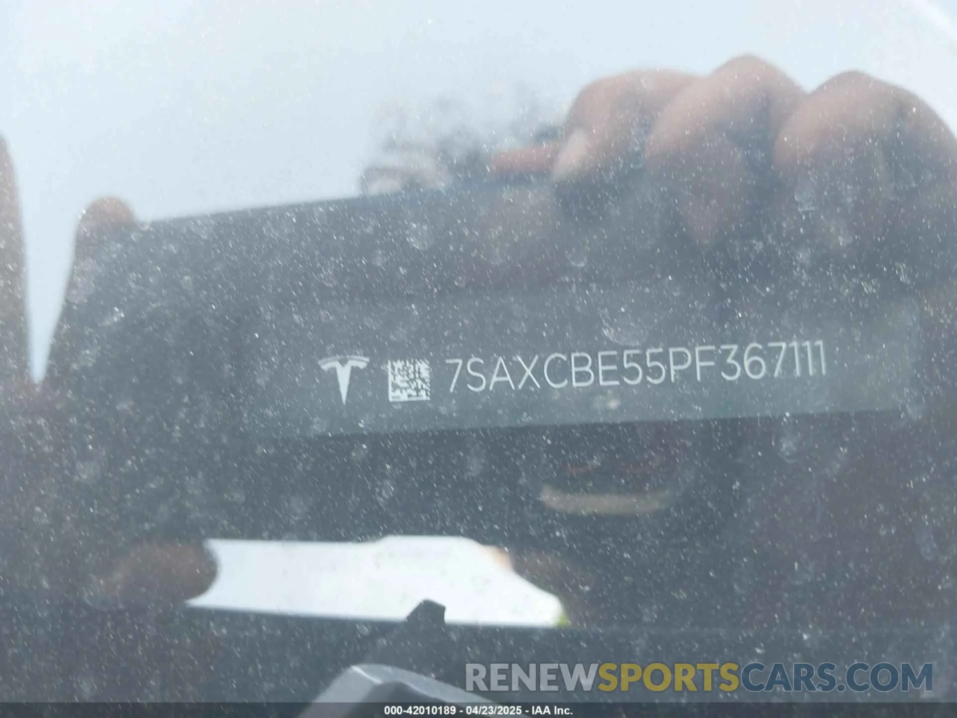9 Фотография поврежденного автомобиля 7SAXCBE55PF367111 TESLA MODEL X 2023