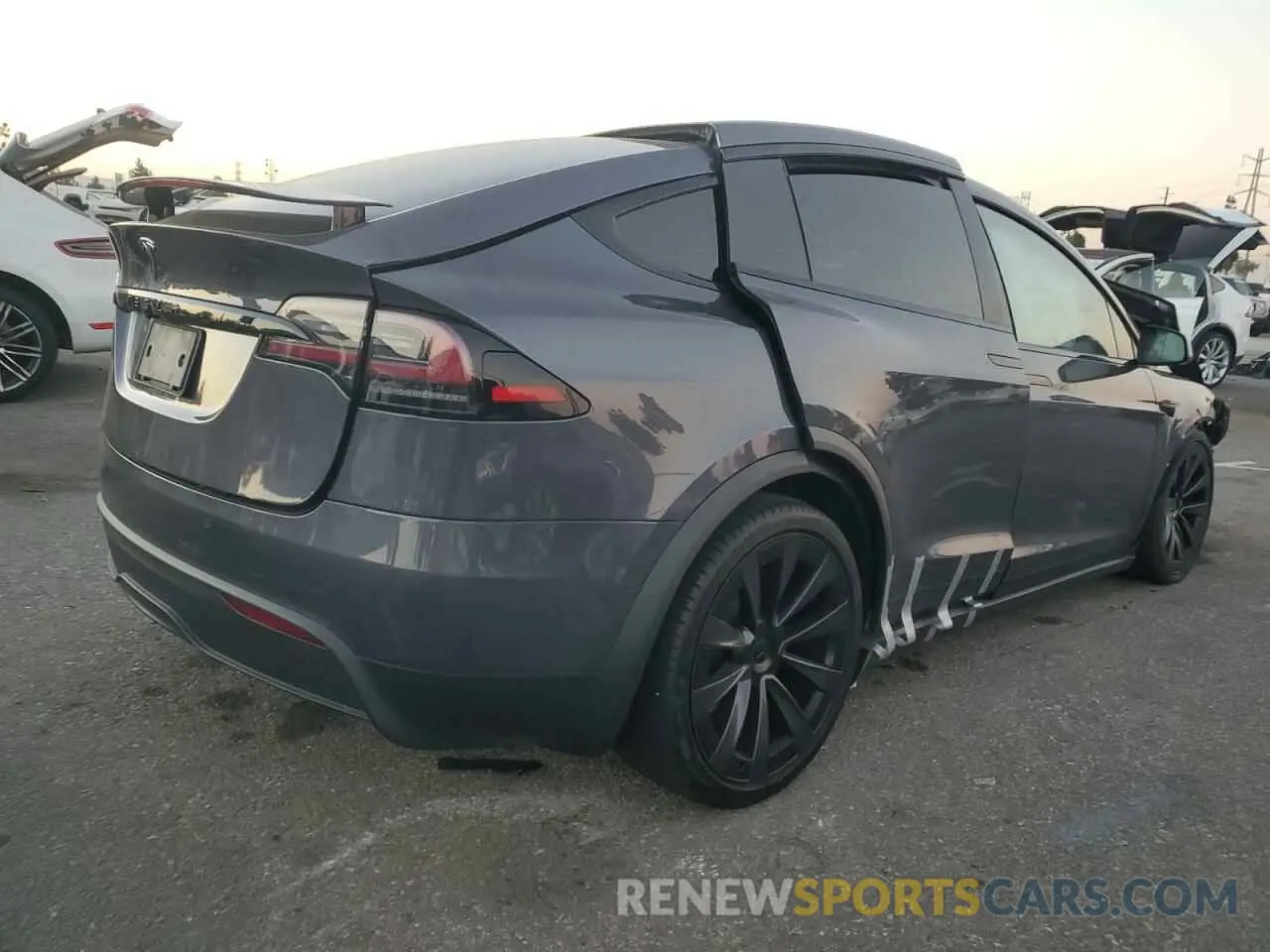 3 Photograph of a damaged car 7SAXCBE55PF381834 TESLA MODEL X 2023