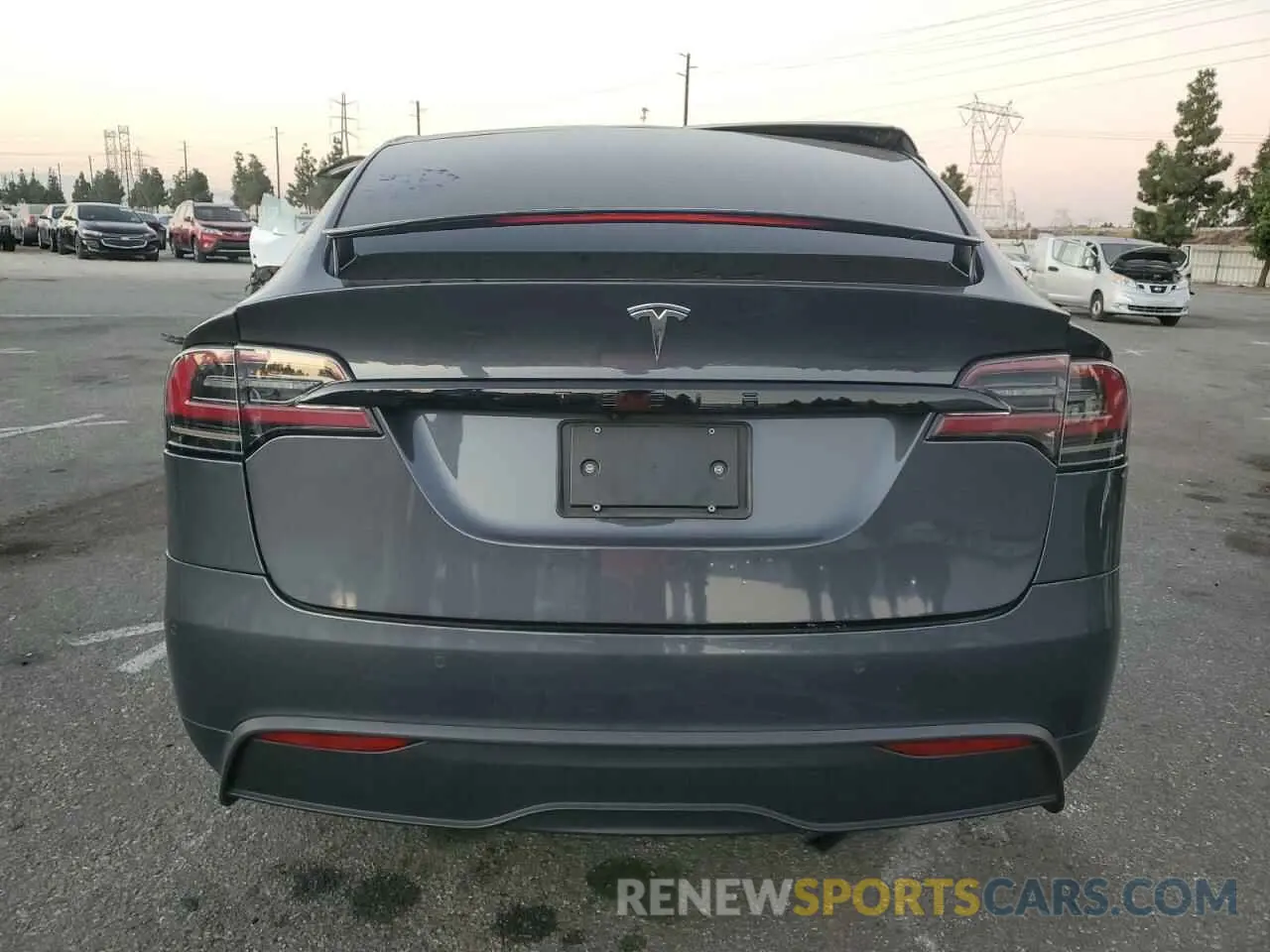 6 Photograph of a damaged car 7SAXCBE55PF381834 TESLA MODEL X 2023
