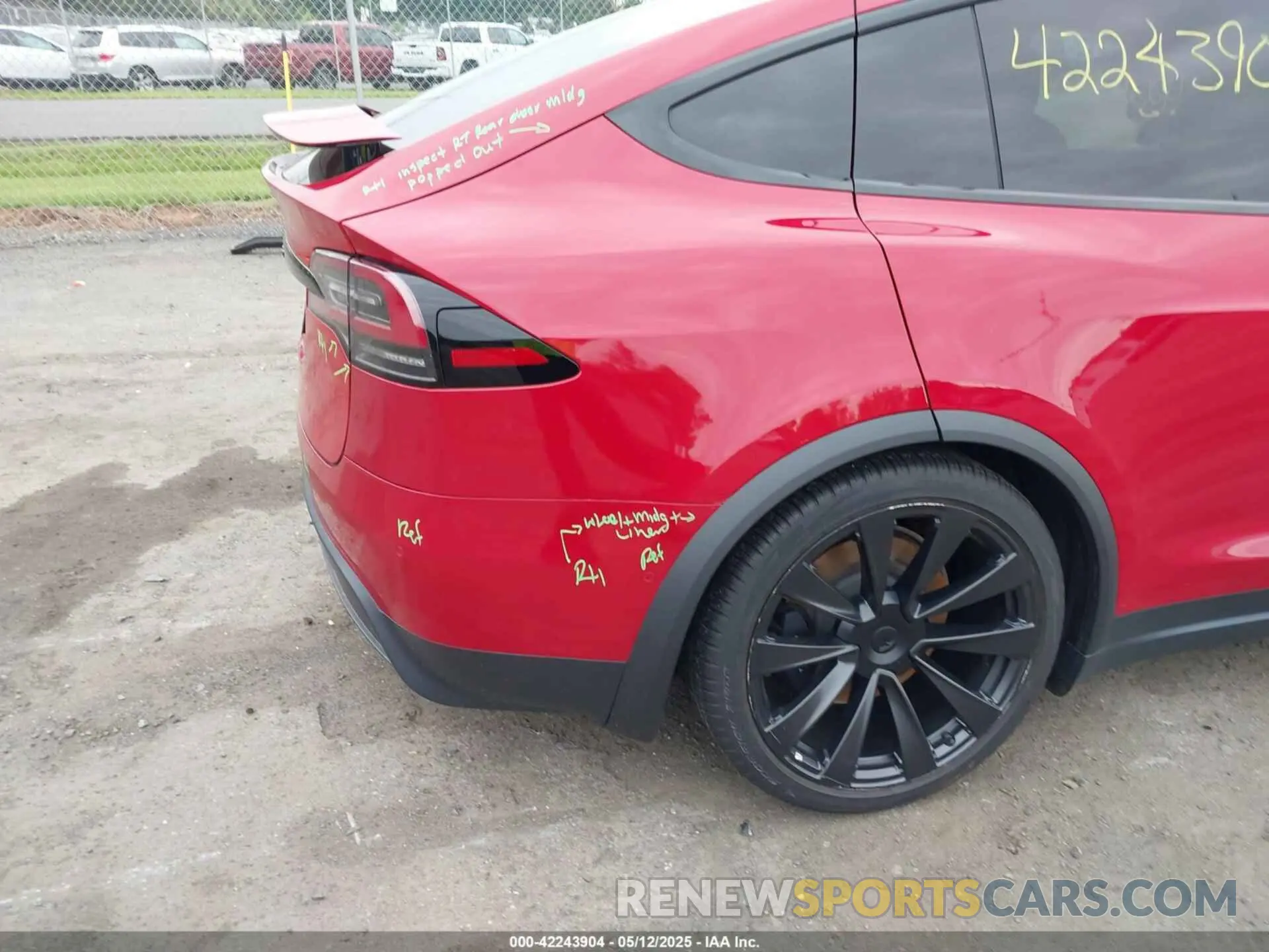 22 Photograph of a damaged car 7SAXCBE56PF368087 TESLA MODEL X 2023