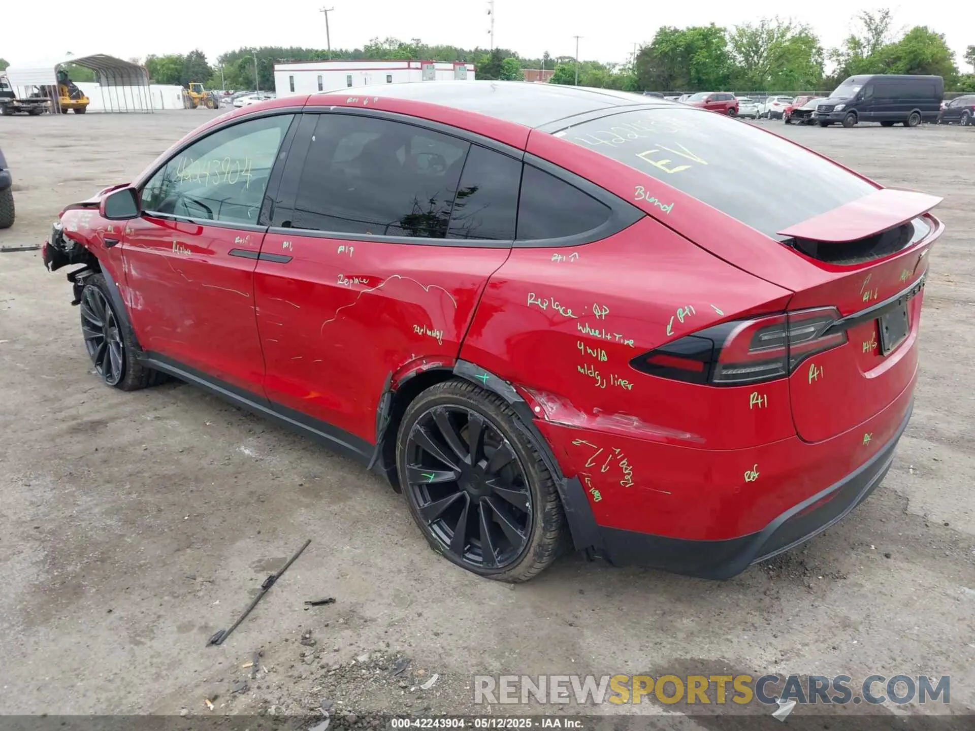 3 Photograph of a damaged car 7SAXCBE56PF368087 TESLA MODEL X 2023
