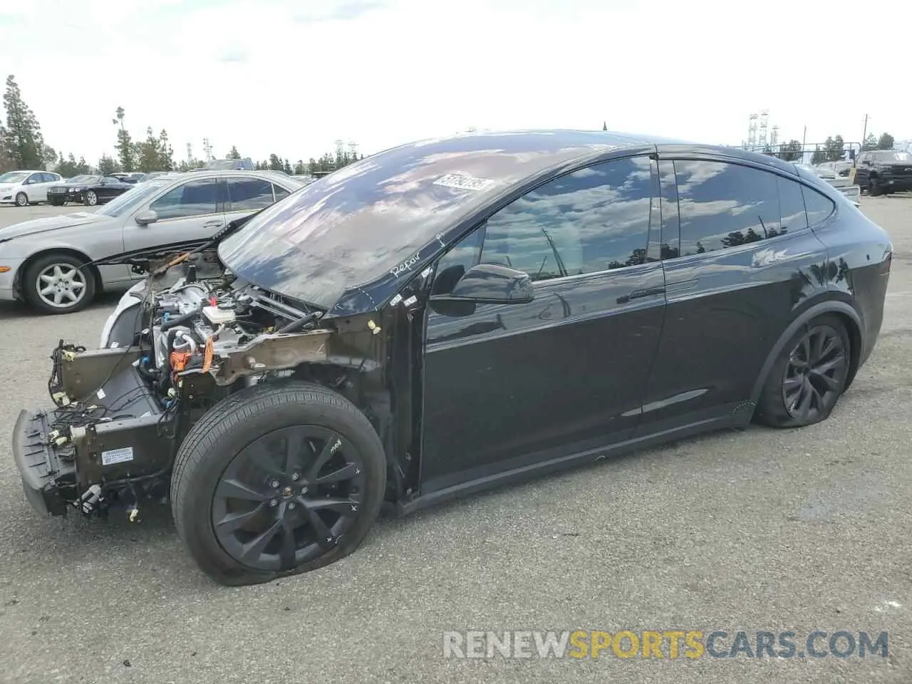 1 Фотография поврежденного автомобиля 7SAXCBE56PF425582 TESLA MODEL X 2023