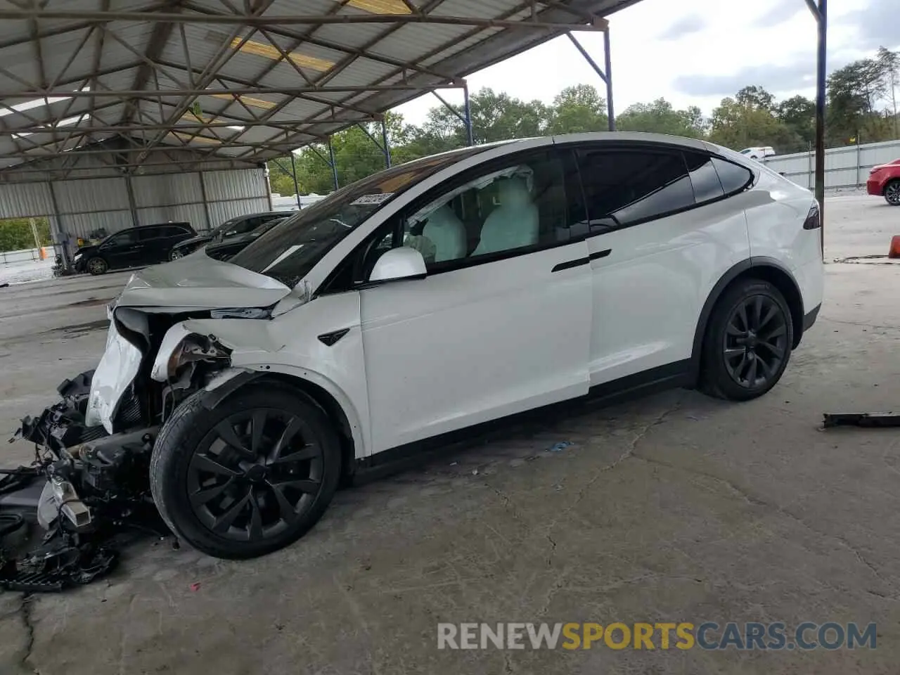 1 Фотография поврежденного автомобиля 7SAXCBE5XPF378671 TESLA MODEL X 2023