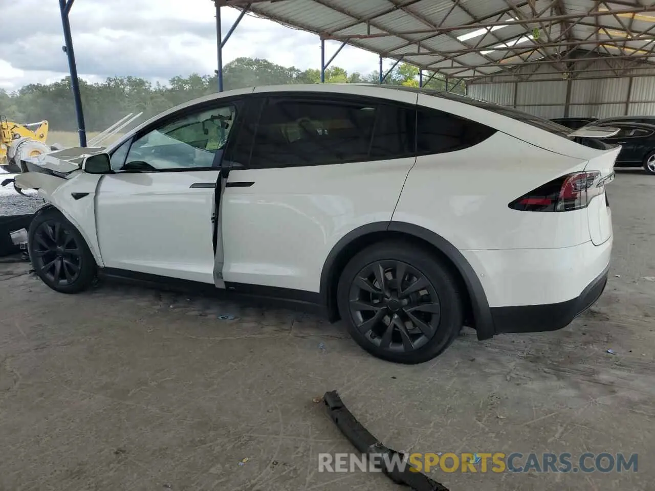 2 Фотография поврежденного автомобиля 7SAXCBE5XPF378671 TESLA MODEL X 2023
