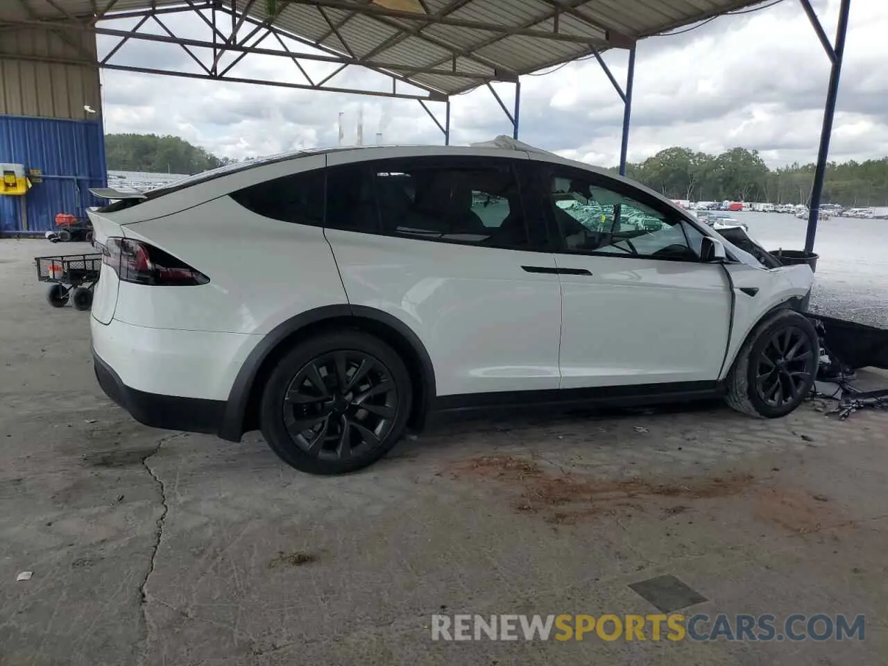 3 Фотография поврежденного автомобиля 7SAXCBE5XPF378671 TESLA MODEL X 2023