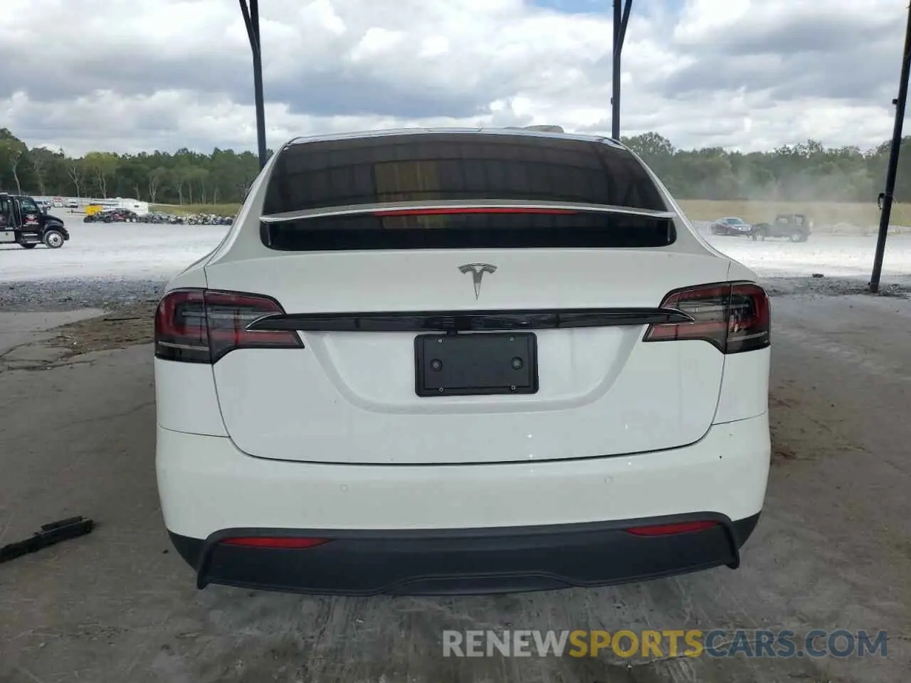 6 Фотография поврежденного автомобиля 7SAXCBE5XPF378671 TESLA MODEL X 2023