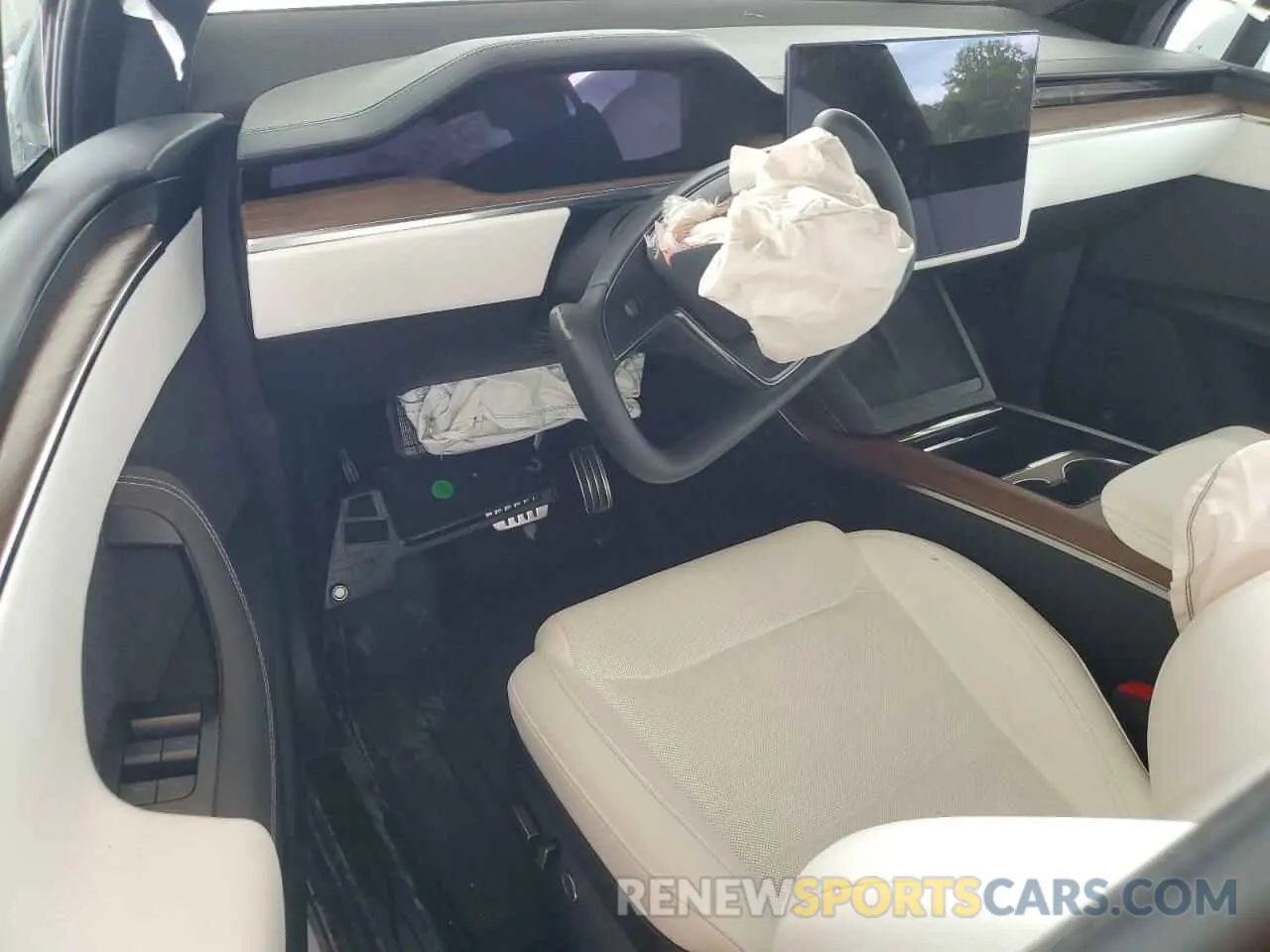 8 Фотография поврежденного автомобиля 7SAXCBE5XPF378671 TESLA MODEL X 2023