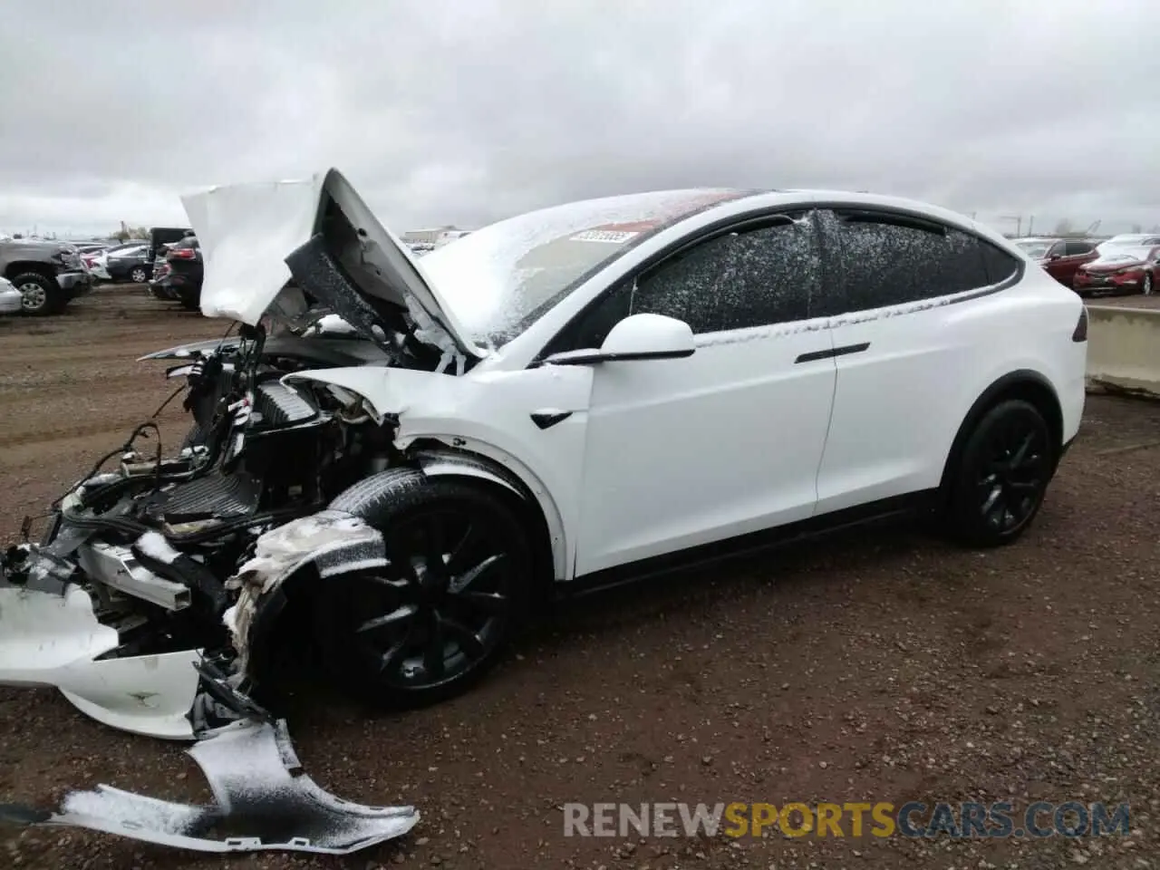 1 Фотография поврежденного автомобиля 7SAXCBE5XPF399133 TESLA MODEL X 2023