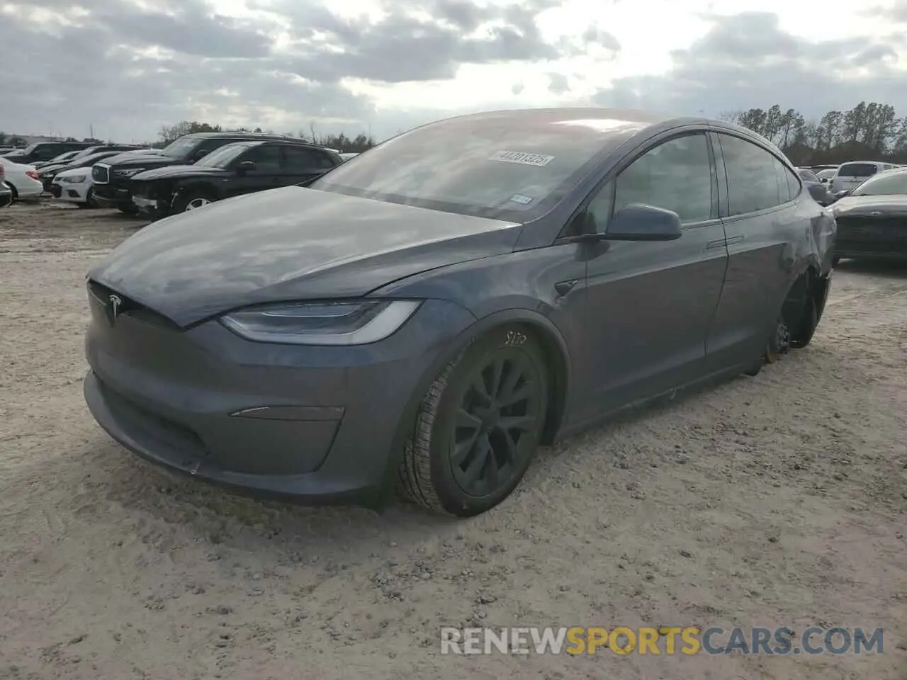 1 Фотография поврежденного автомобиля 7SAXCBE5XPF399262 TESLA MODEL X 2023
